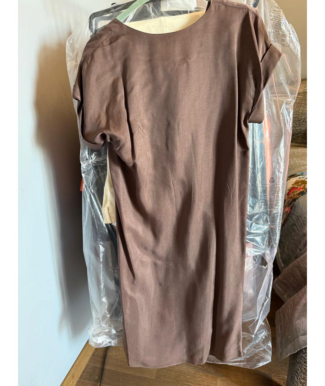 MAX MARA Коричневое повседневное платье, фото 2