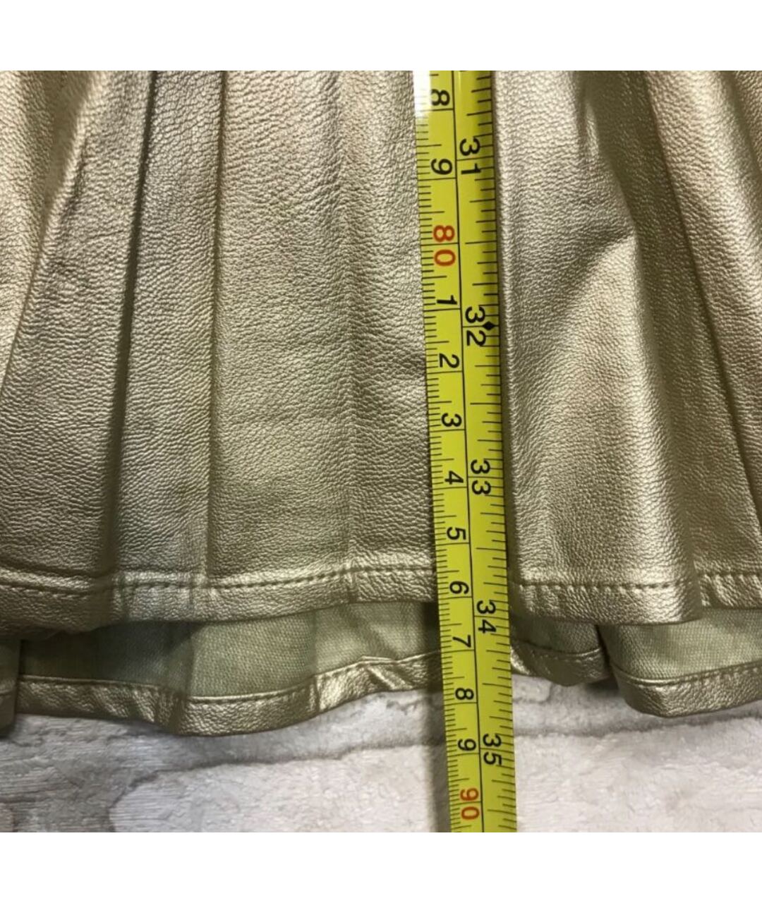 ELISABETTA FRANCHI Золотое повседневное платье, фото 4