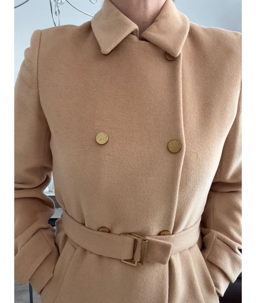 VALENTINO Коричневое шерстяное пальто, фото 3
