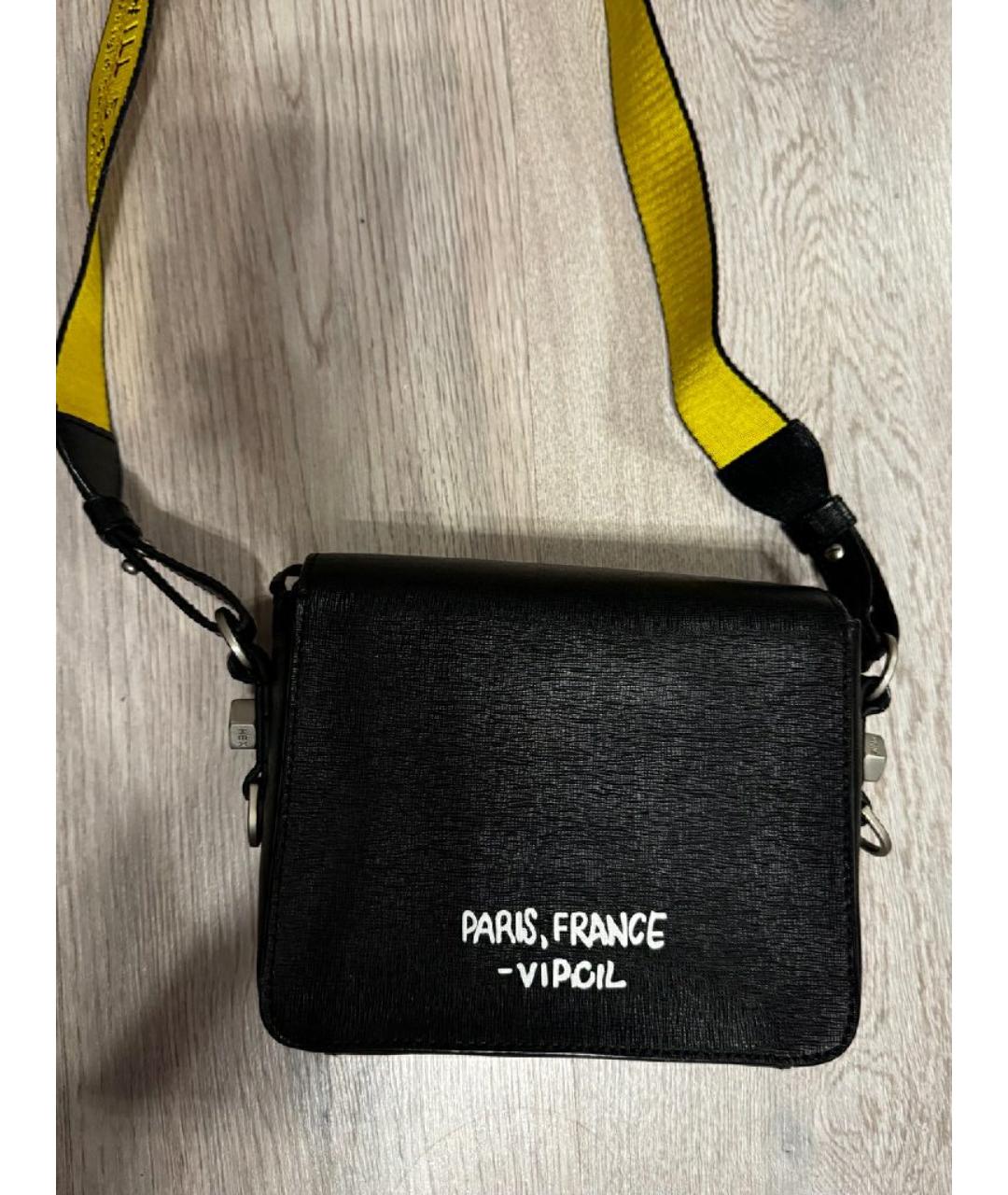 OFF-WHITE Черная сумка через плечо, фото 5