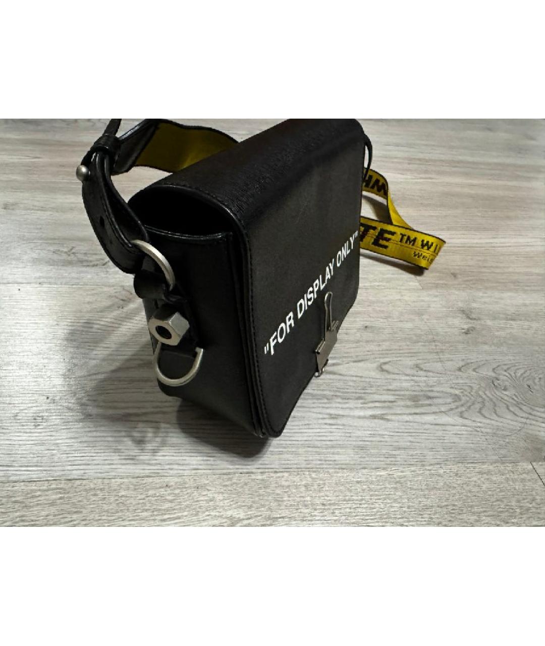 OFF-WHITE Черная сумка через плечо, фото 7