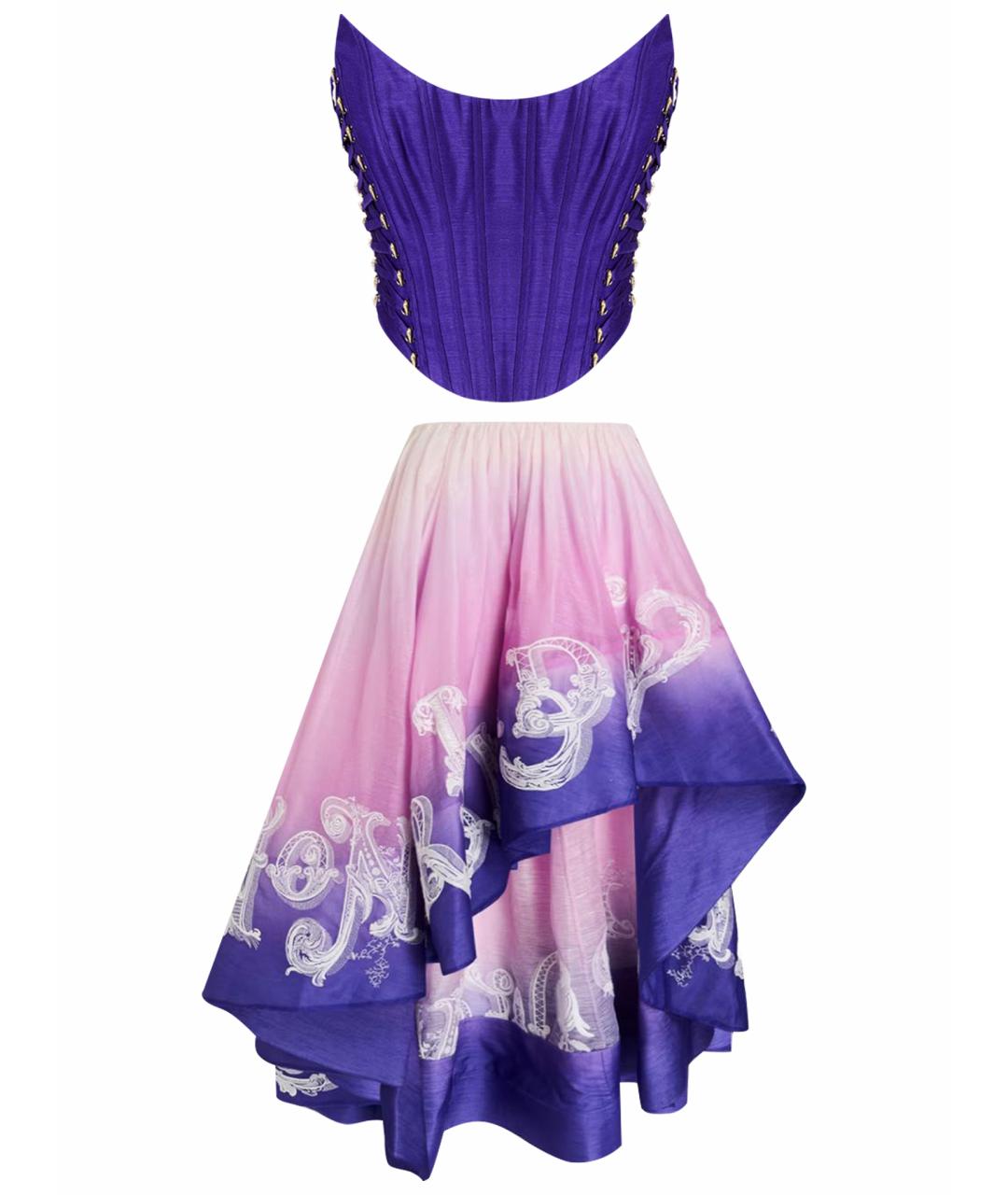 ZIMMERMANN Мульти льняной костюм с юбками, фото 1