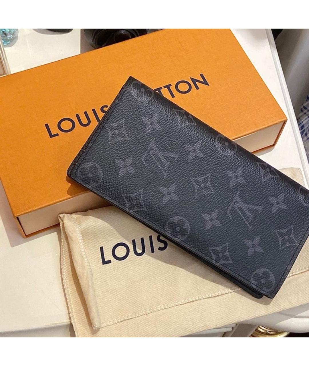 LOUIS VUITTON Черный кошелек, фото 2