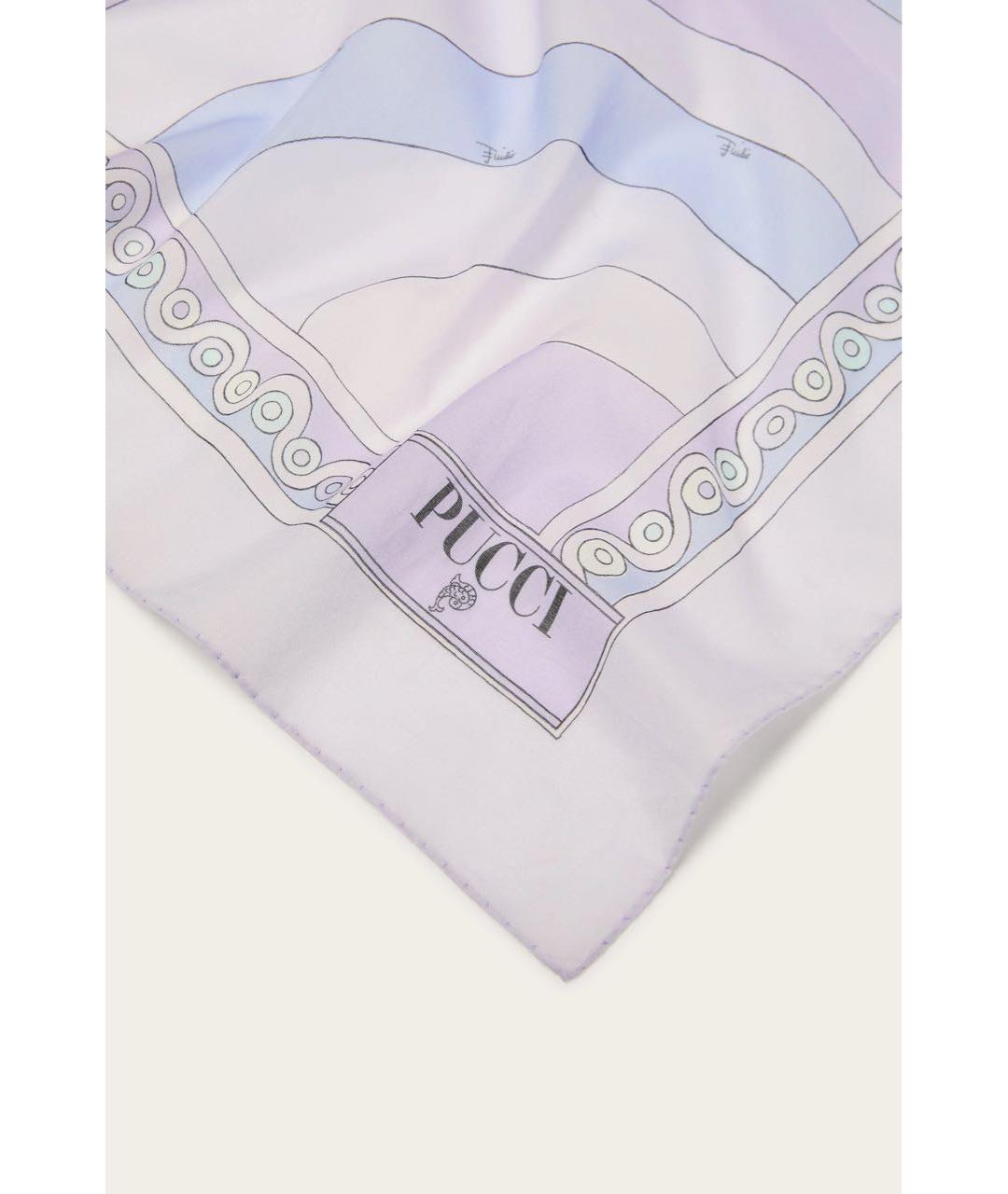 PUCCI Фиолетовое хлопковое парео, фото 2