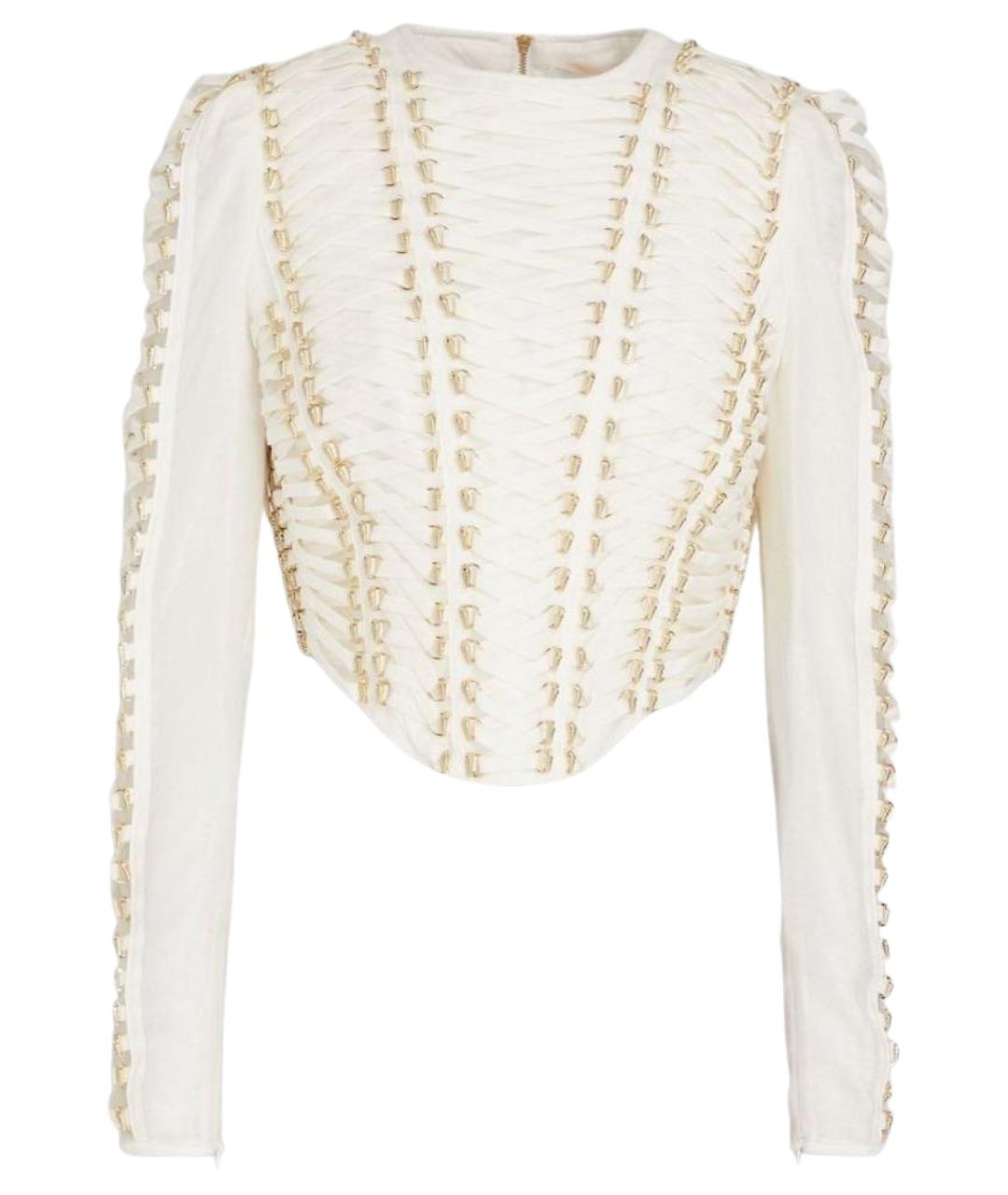 ZIMMERMANN Бежевая льняная блузы, фото 1