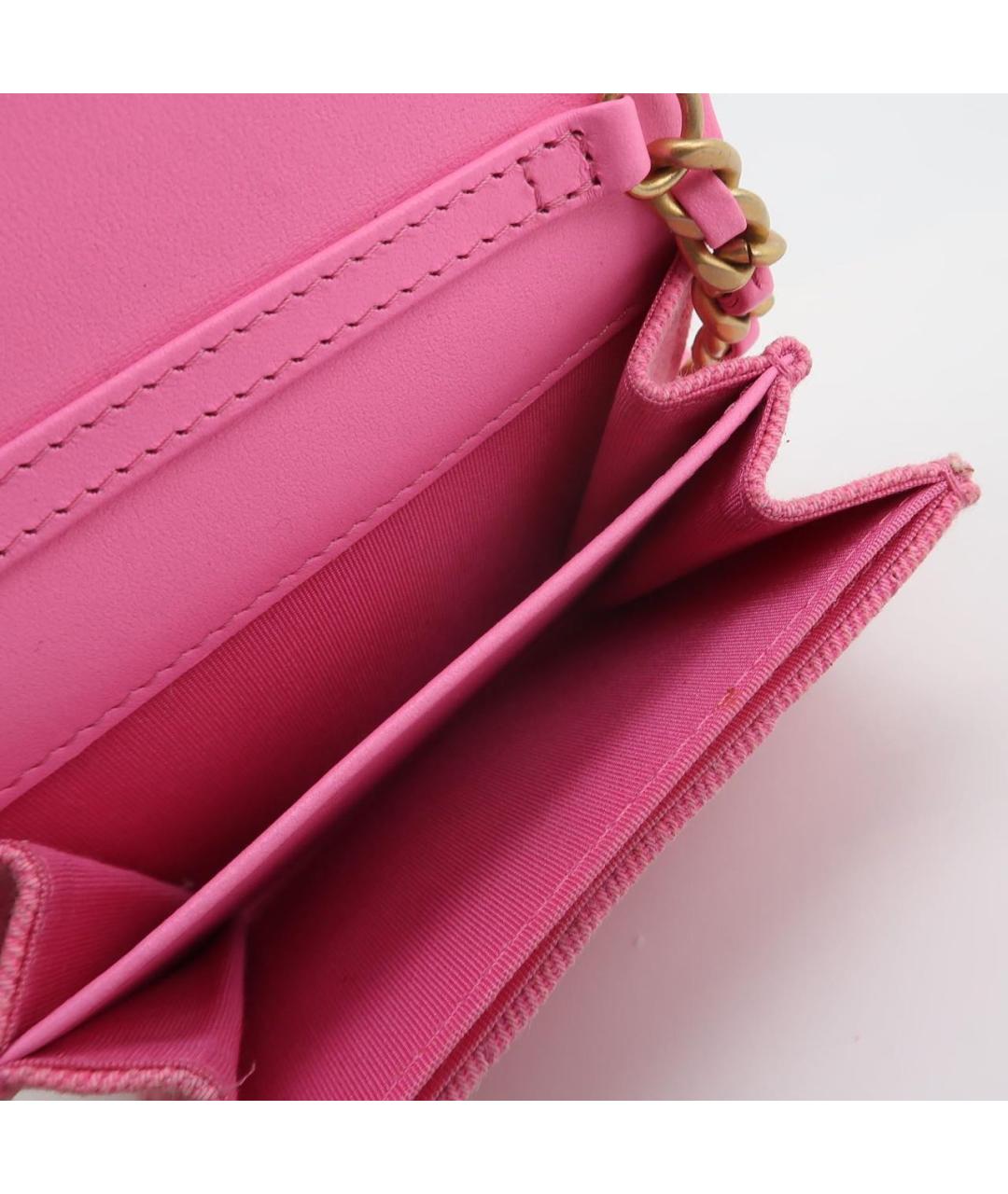 CHANEL Розовая сумка через плечо, фото 6