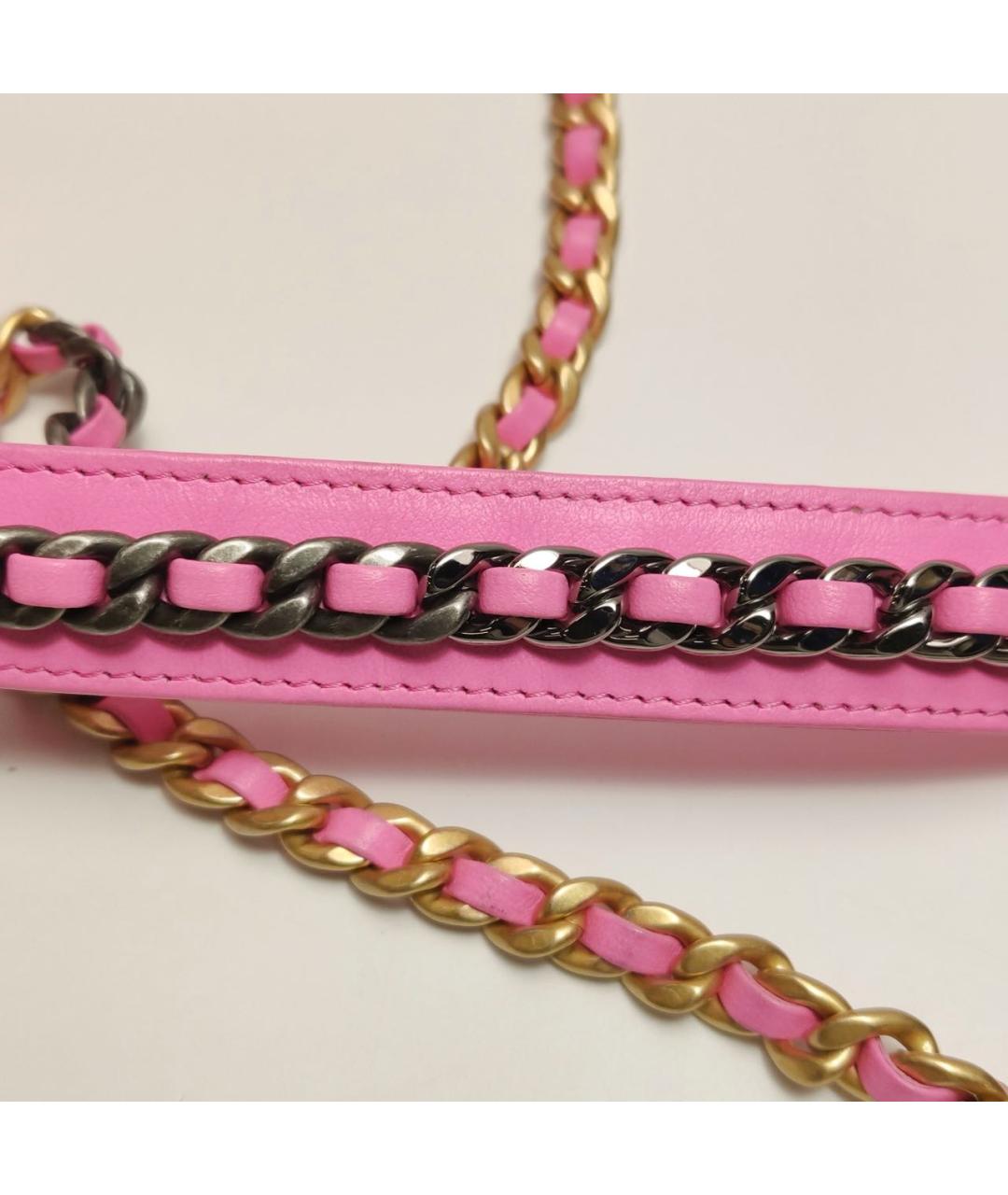 CHANEL Розовая сумка через плечо, фото 8