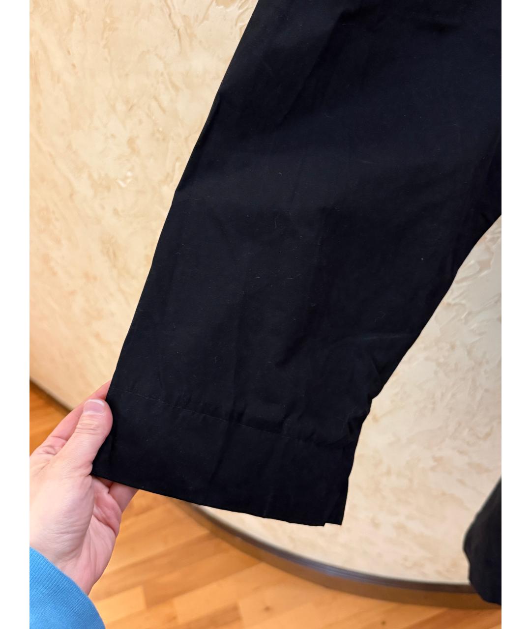 PERVERT Черный хлопковый тренч/плащ, фото 4