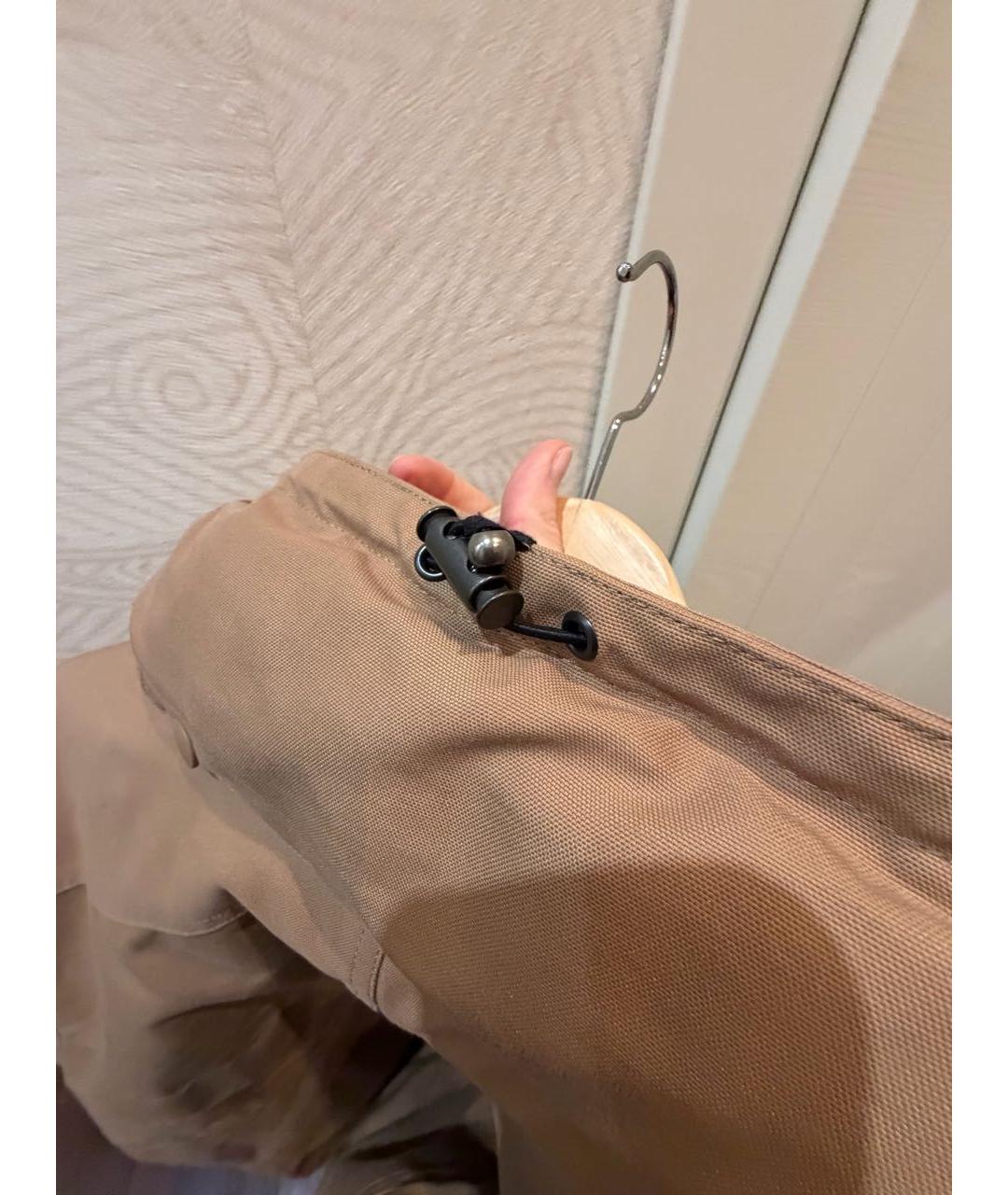 BALENCIAGA Бежевая полиэстеровая куртка, фото 4