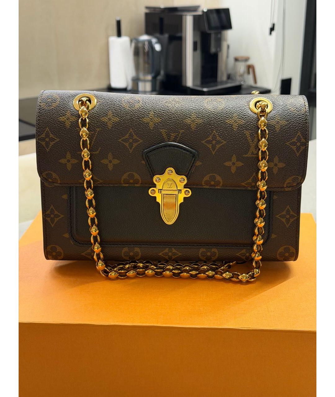 LOUIS VUITTON Коричневая сумка через плечо, фото 6