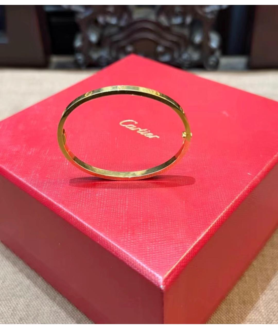 CARTIER Золотой браслет из желтого золота, фото 4