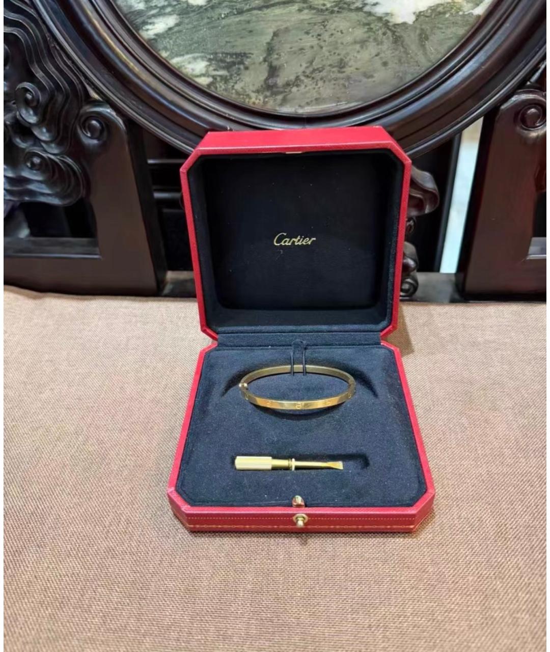 CARTIER Золотой браслет из желтого золота, фото 2