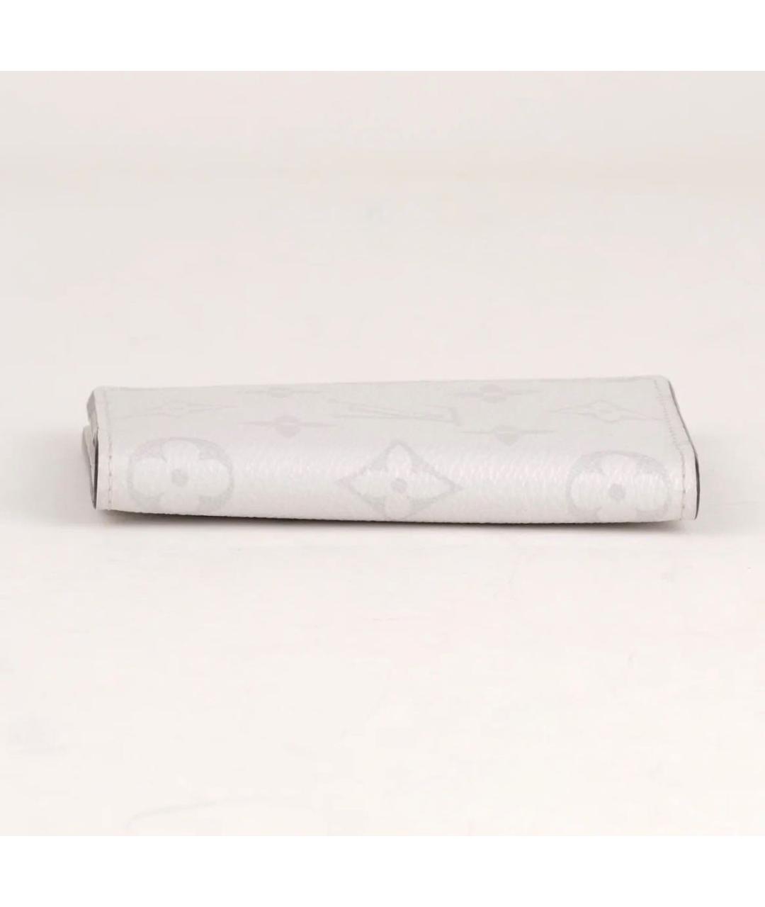 LOUIS VUITTON Белый кожаный кардхолдер, фото 6