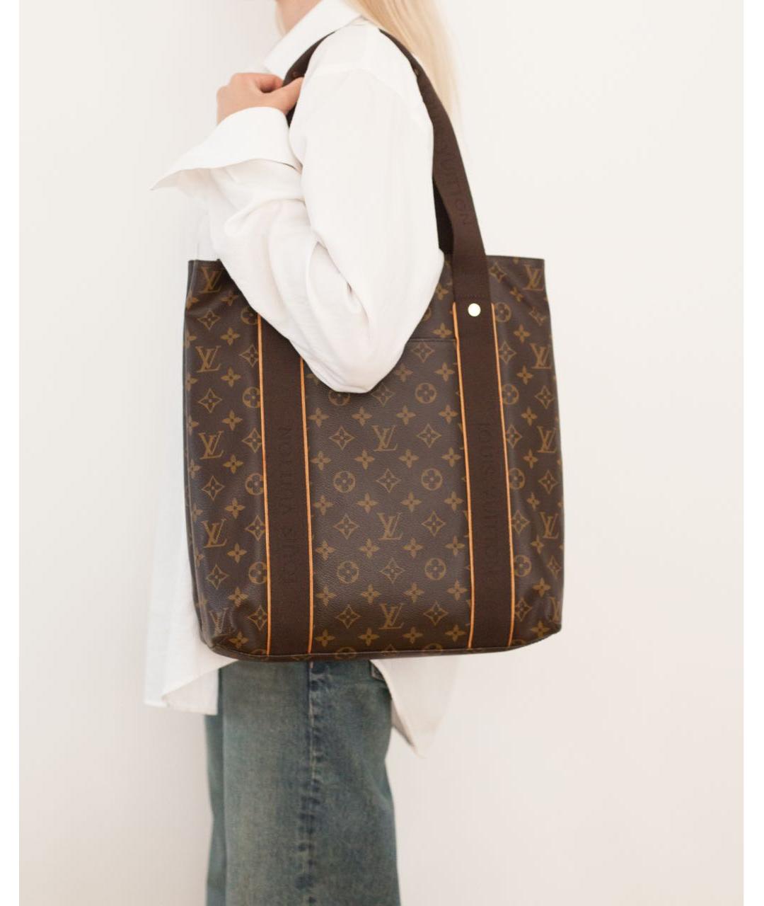 LOUIS VUITTON Коричневая сумка тоут, фото 2