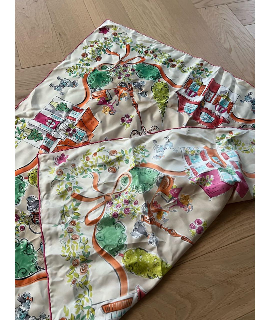 FERRAGAMO Мульти шелковый платок, фото 3