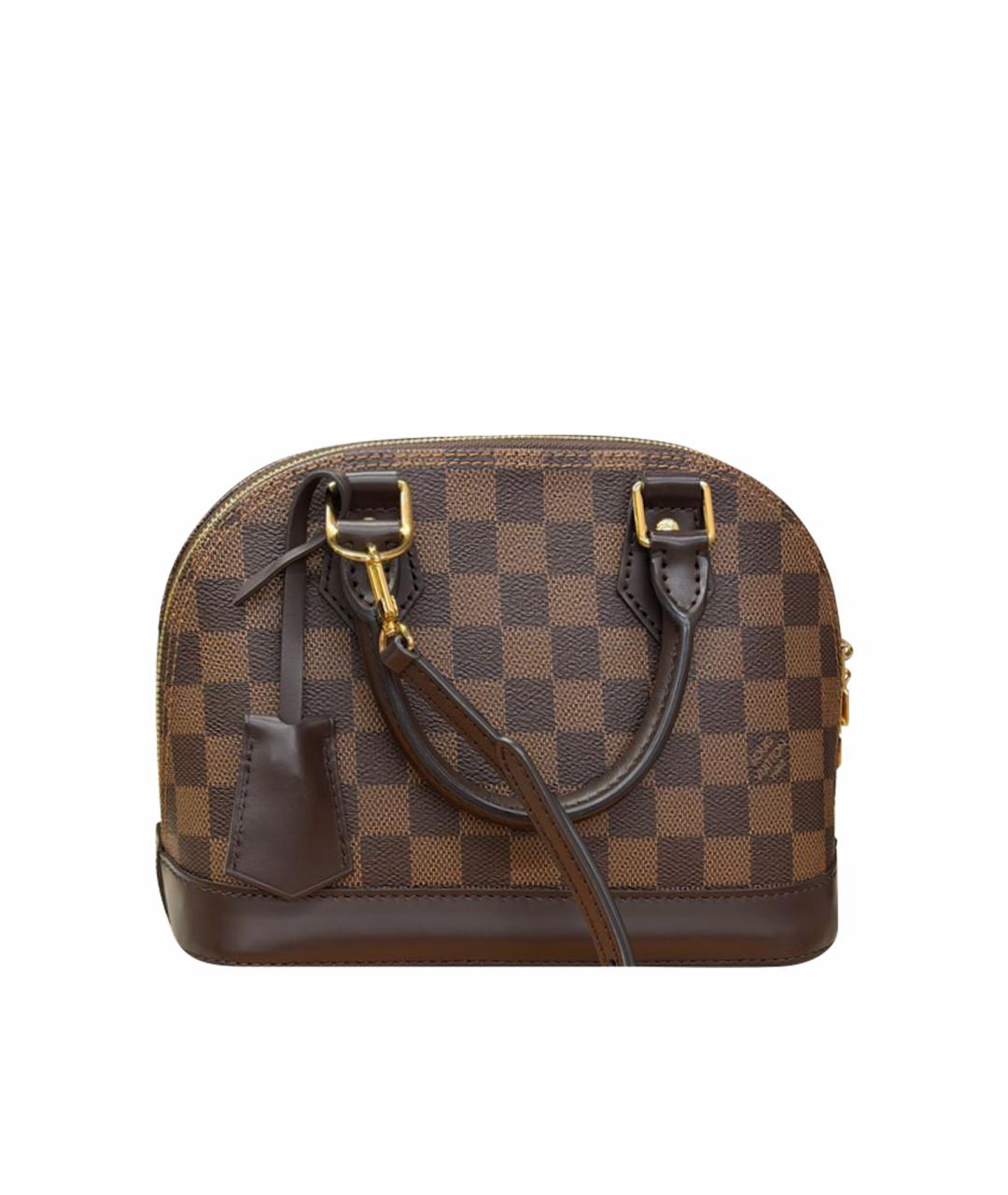 LOUIS VUITTON Коричневая сумка с короткими ручками, фото 1