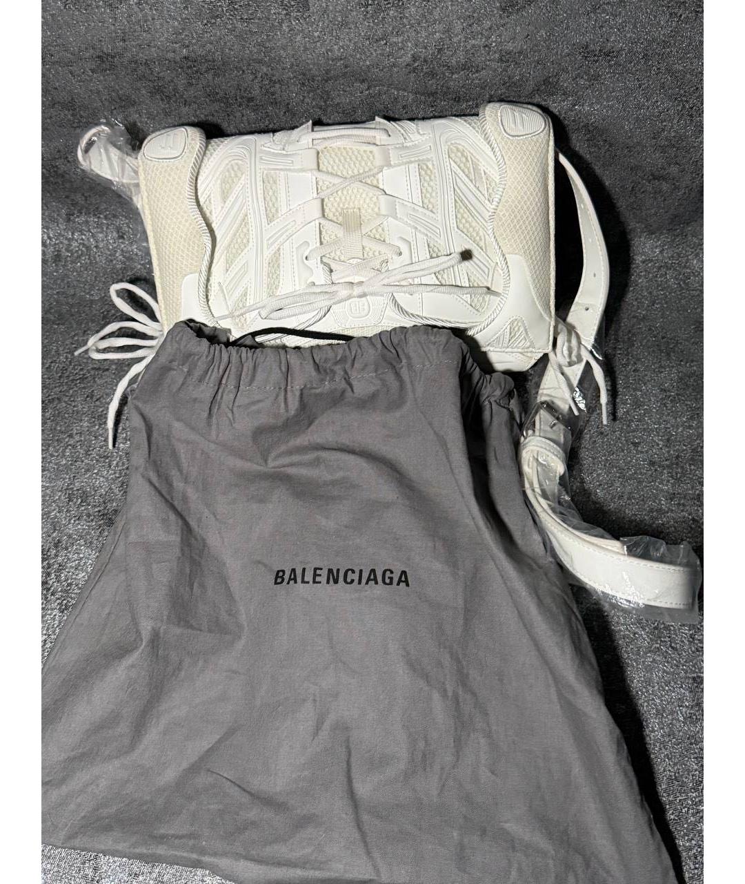 BALENCIAGA Белая синтетическая сумка через плечо, фото 2