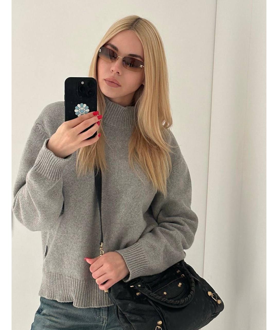 CHANEL Коричневые металлические солнцезащитные очки, фото 4