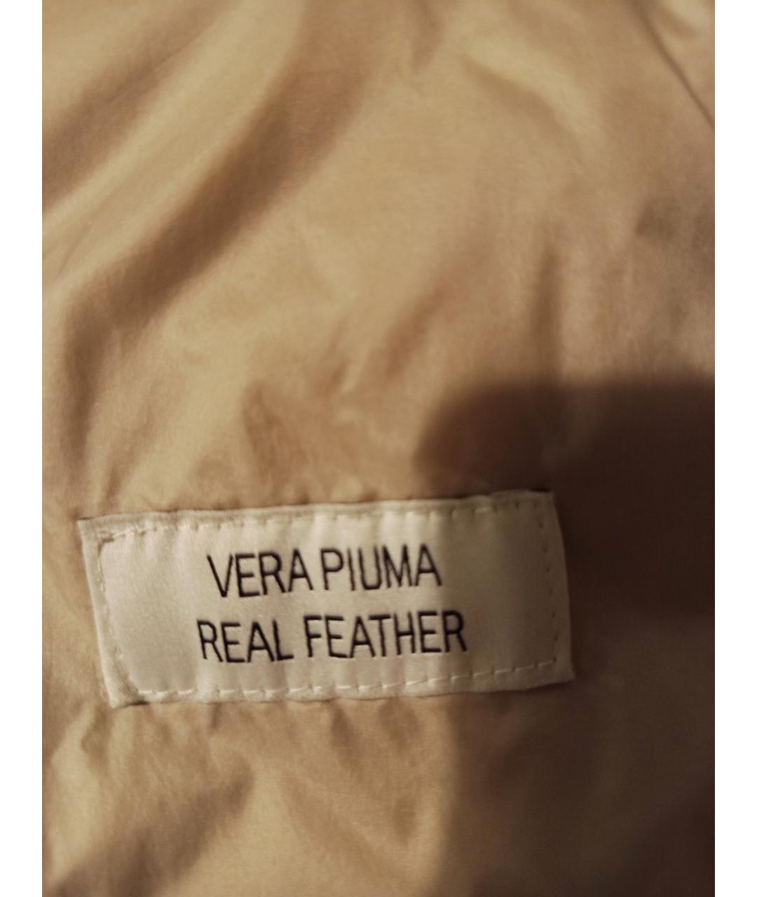 CERRUTI 1881 Бежевый полиамидовый пуховик, фото 4