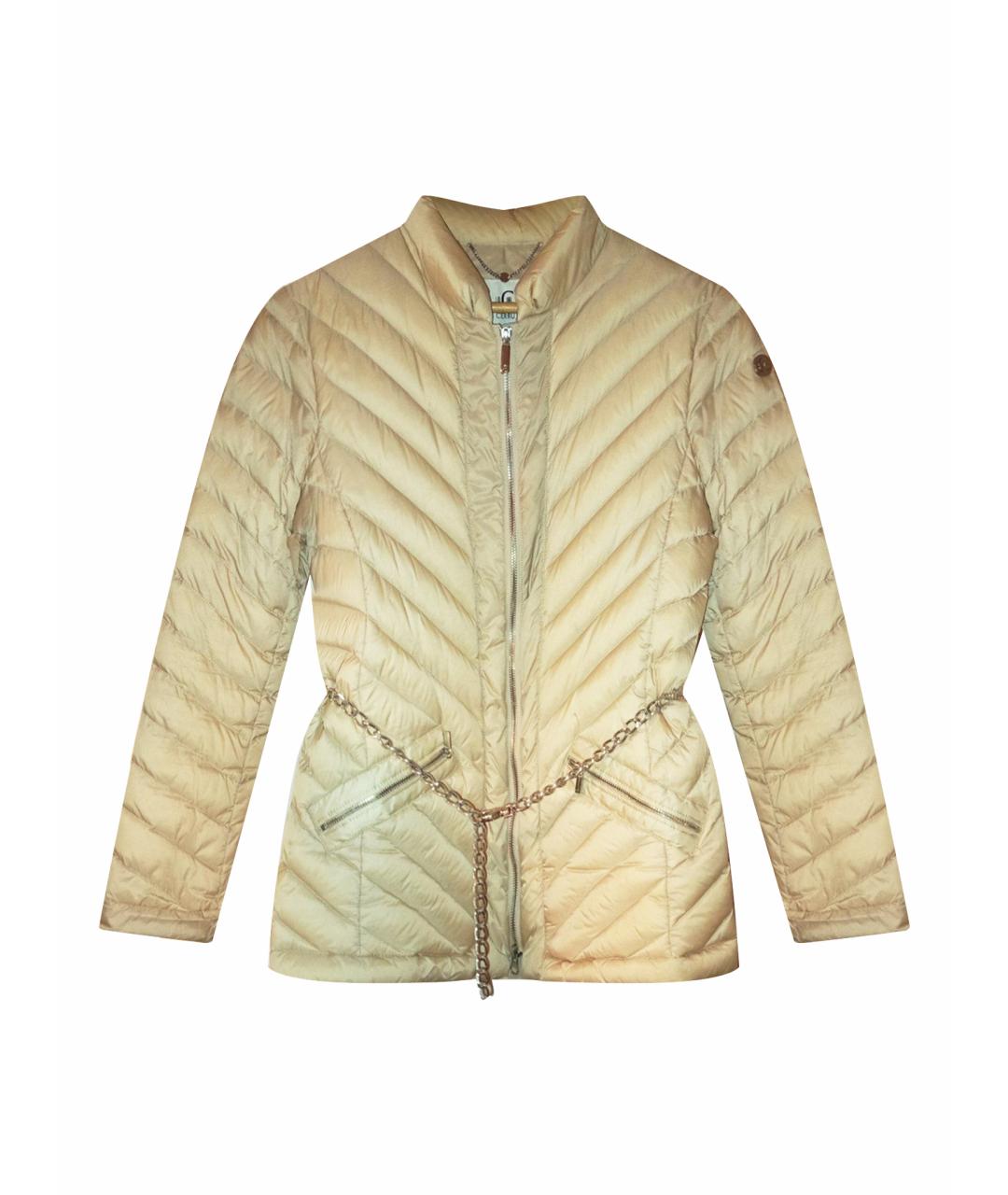 CERRUTI 1881 Бежевый полиамидовый пуховик, фото 1