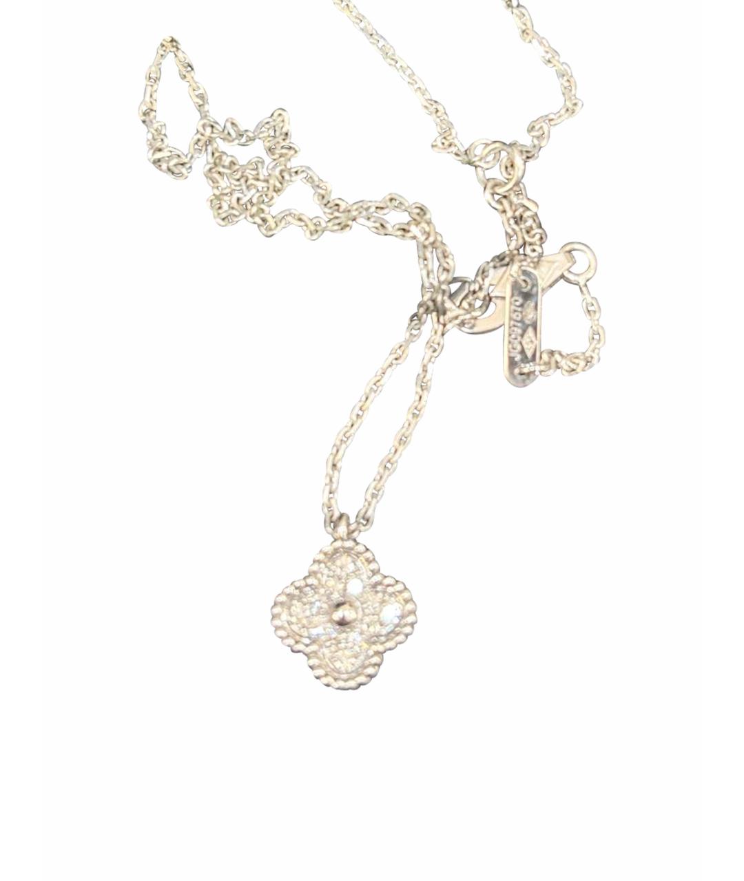 VAN CLEEF & ARPELS Серебряное колье из белого золота, фото 1