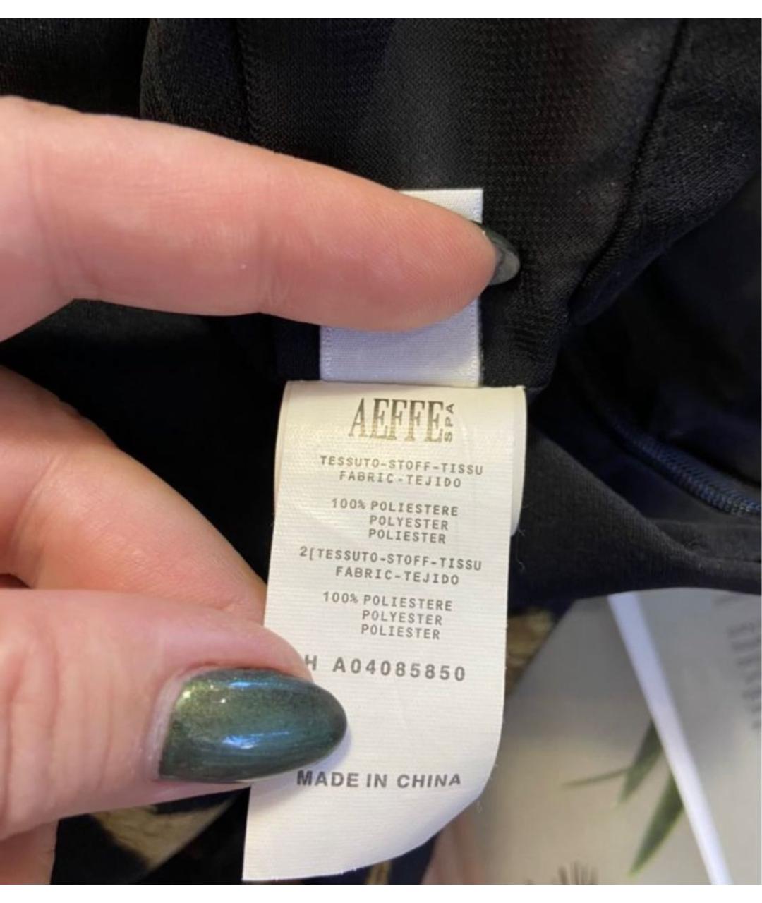 MOSCHINO Черное полиэстеровое повседневное платье, фото 5