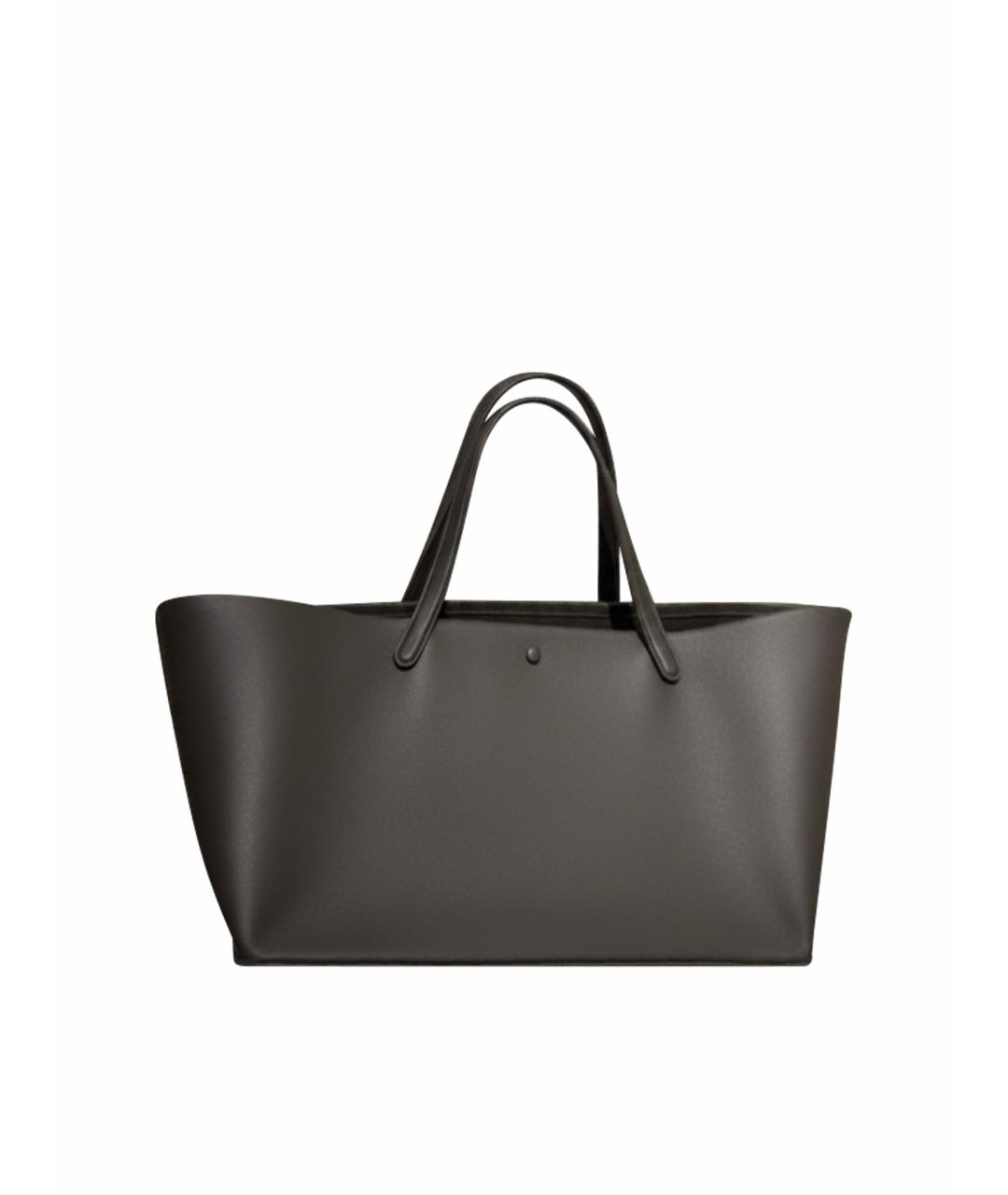 THE ROW Коричневая кожаная сумка тоут, фото 1