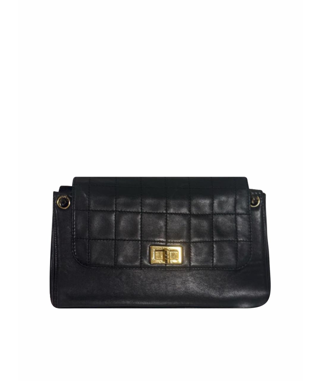 CHANEL Черная кожаная сумка через плечо, фото 1