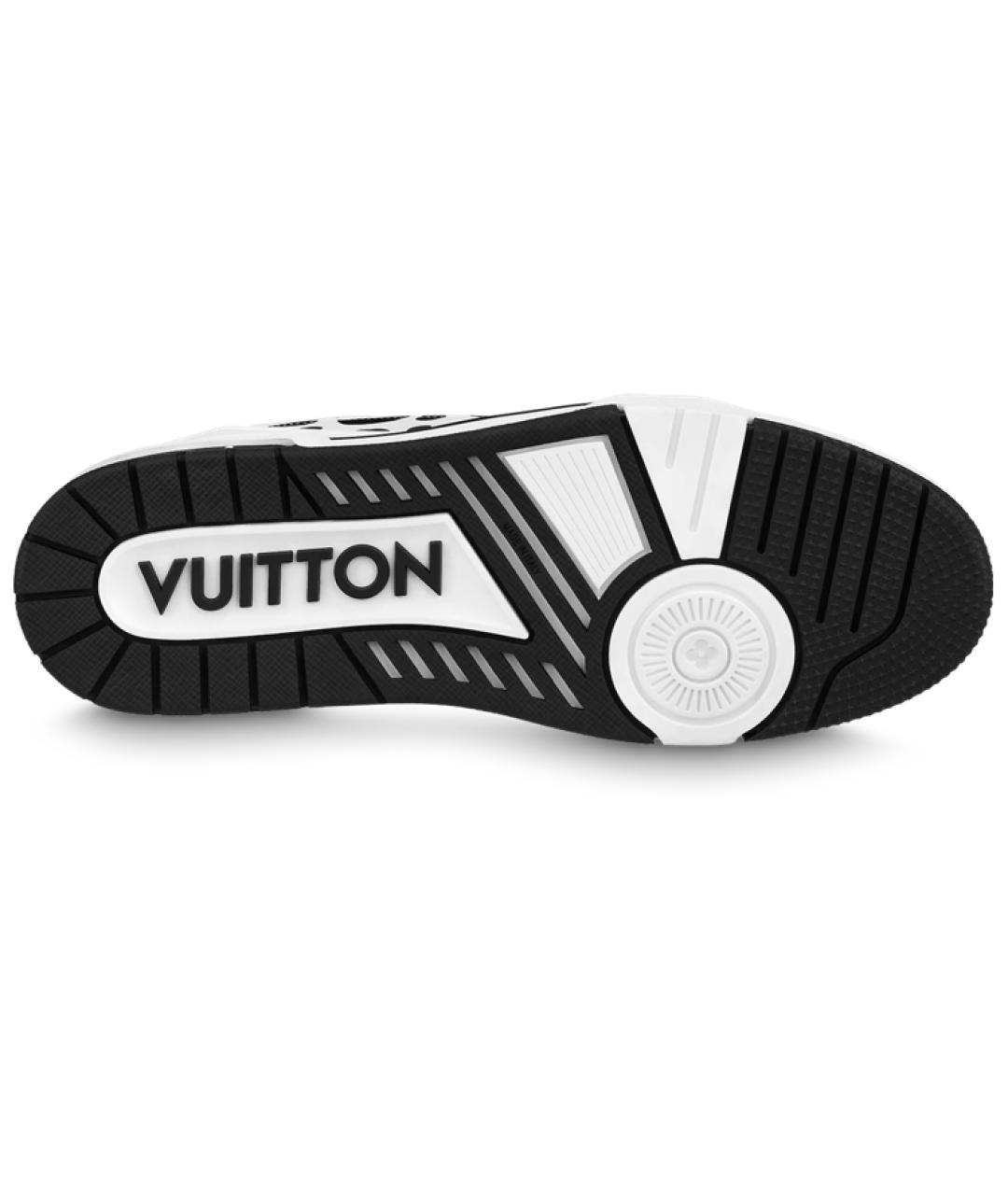 LOUIS VUITTON Белые кожаные кроссовки, фото 5