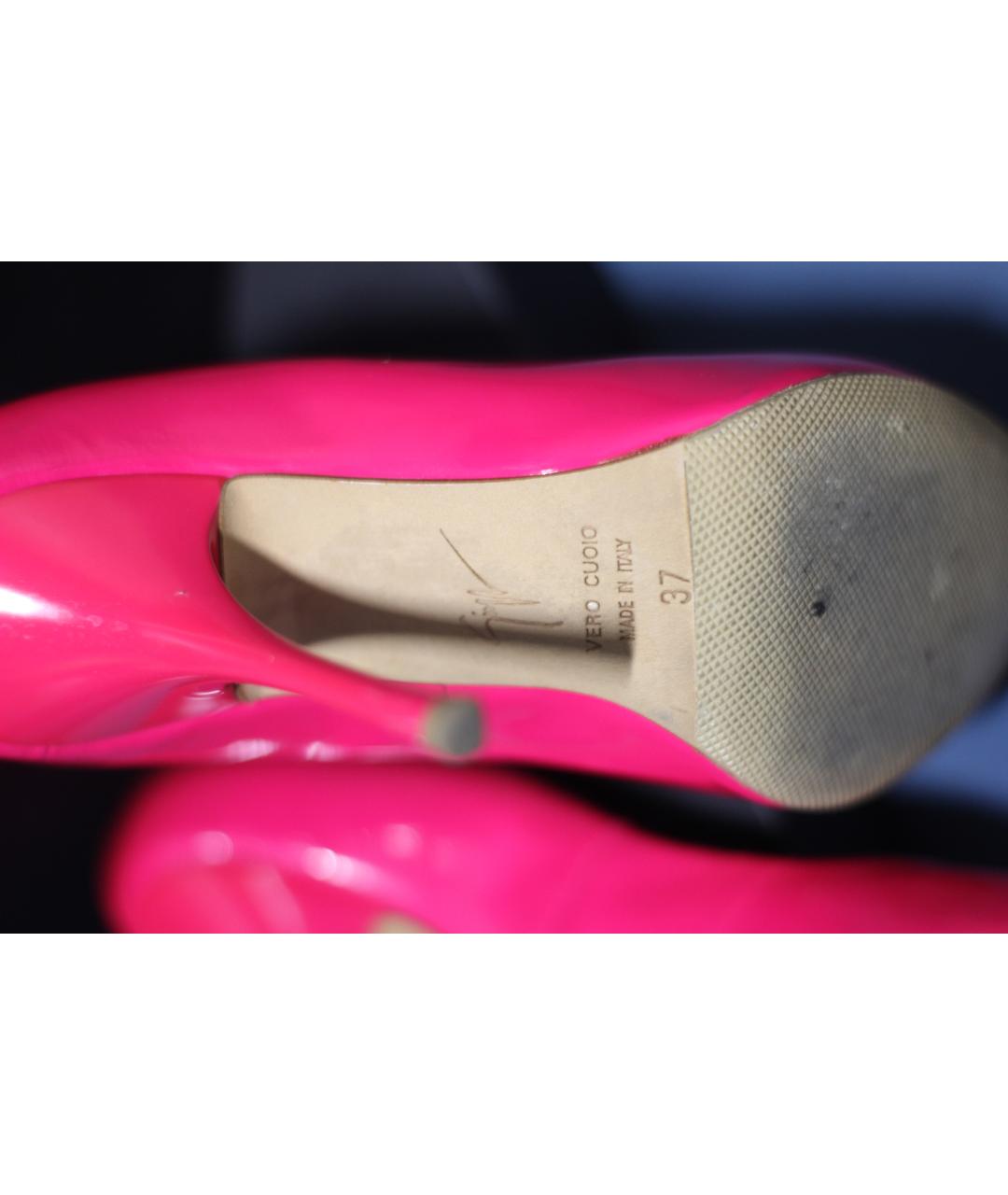 GIUSEPPE ZANOTTI DESIGN Фуксия туфли из лакированной кожи, фото 7