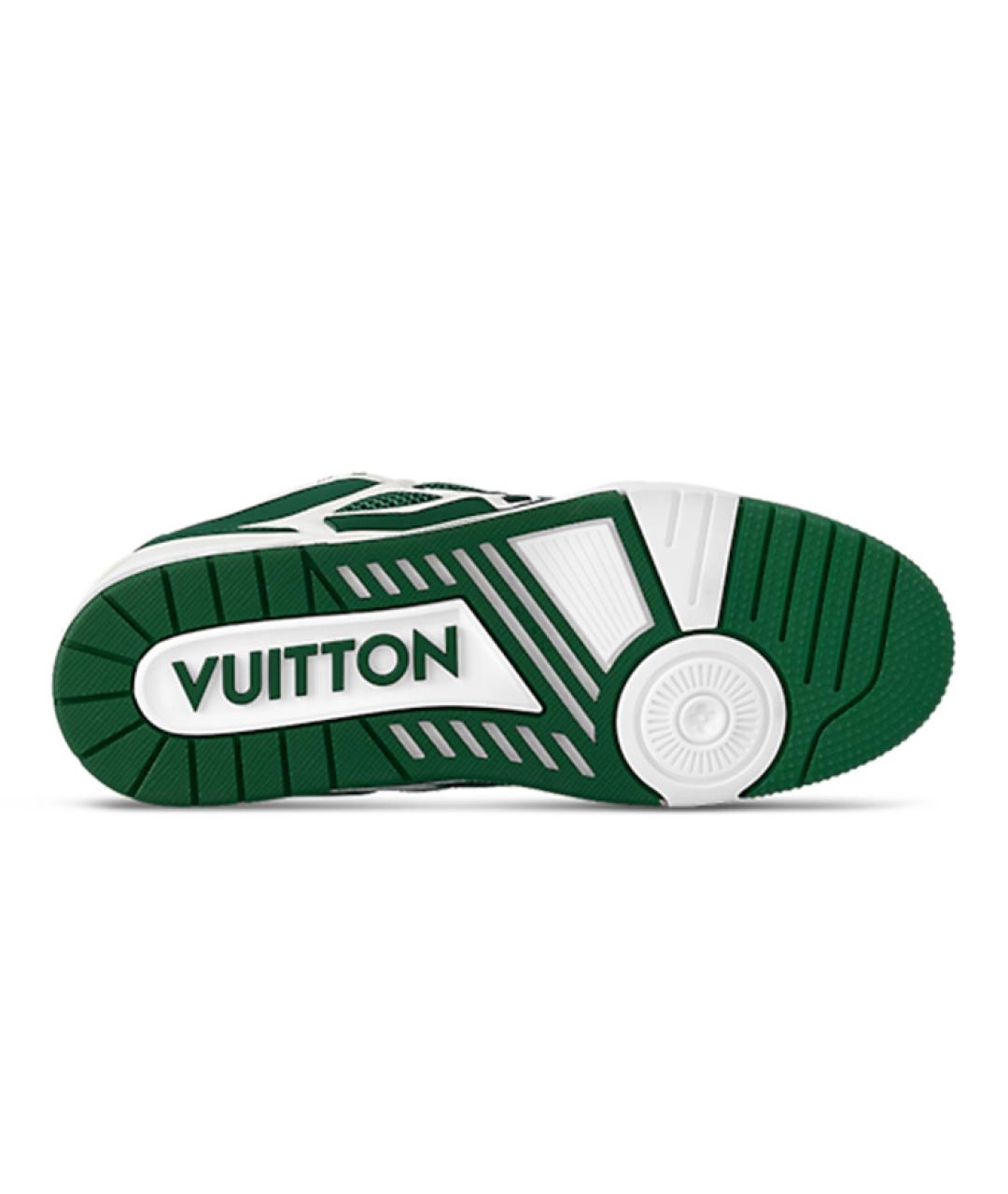 LOUIS VUITTON Белые кожаные кроссовки, фото 5