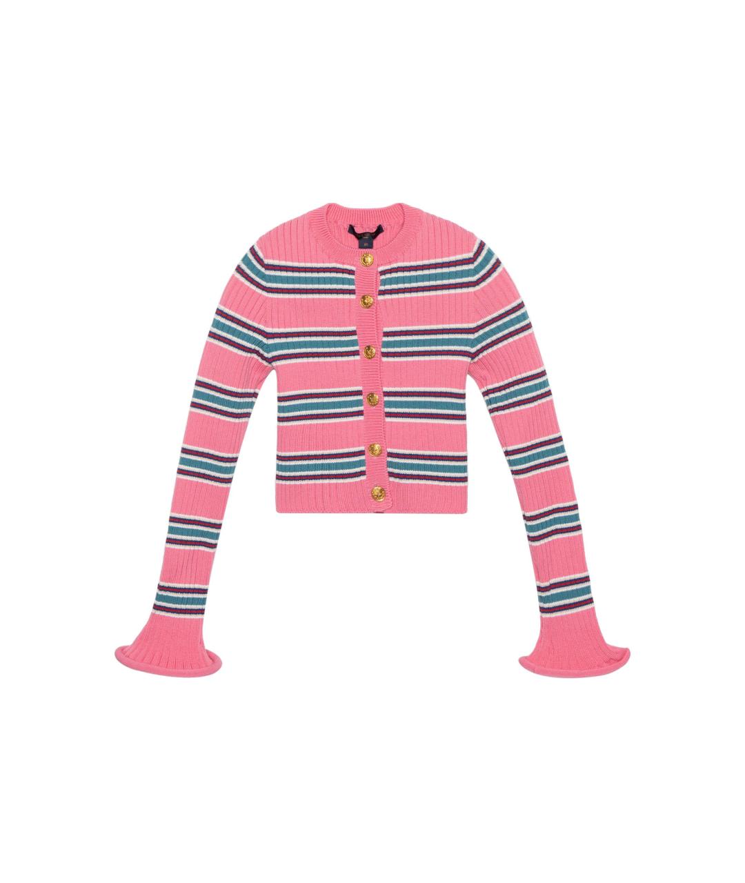 LOUIS VUITTON Розовый кардиган, фото 1