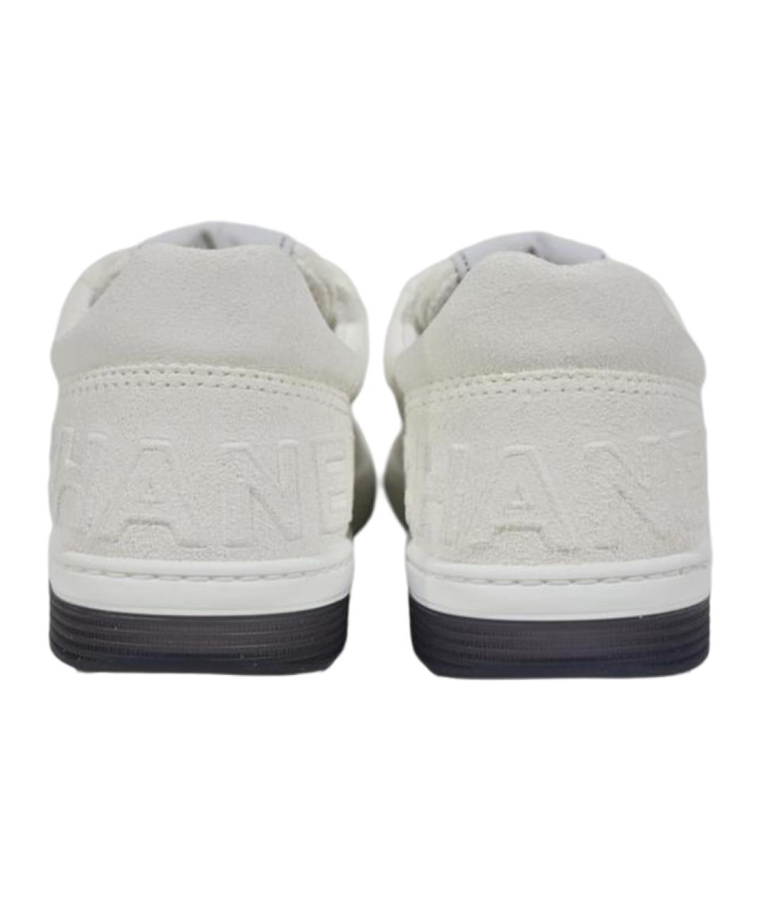 CHANEL Белые кроссовки, фото 5