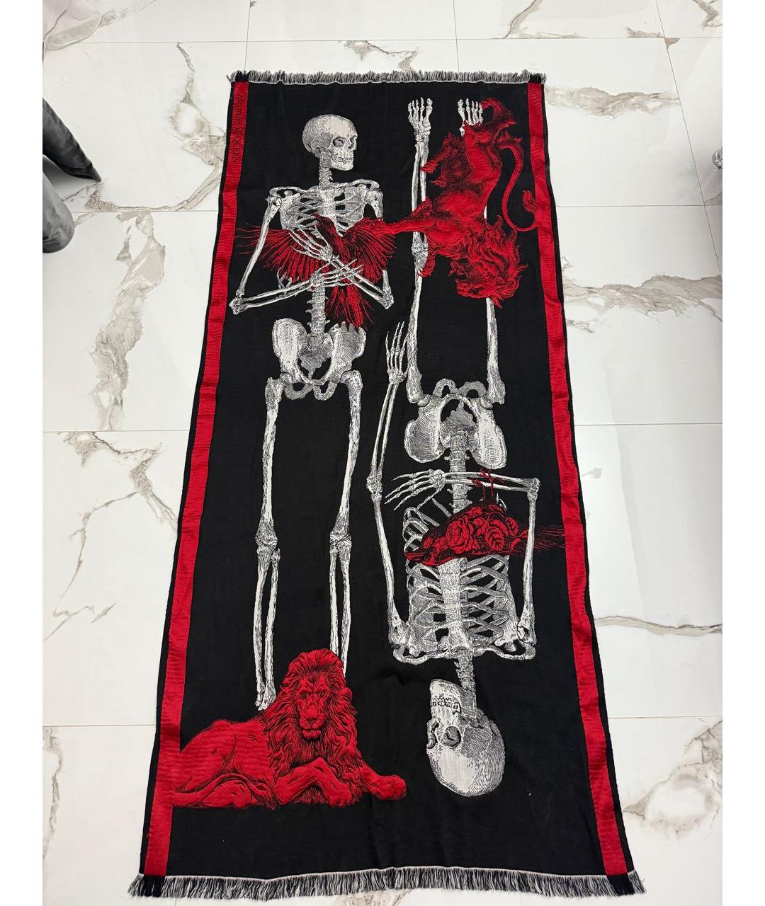 ALEXANDER MCQUEEN Мульти шарф, фото 5