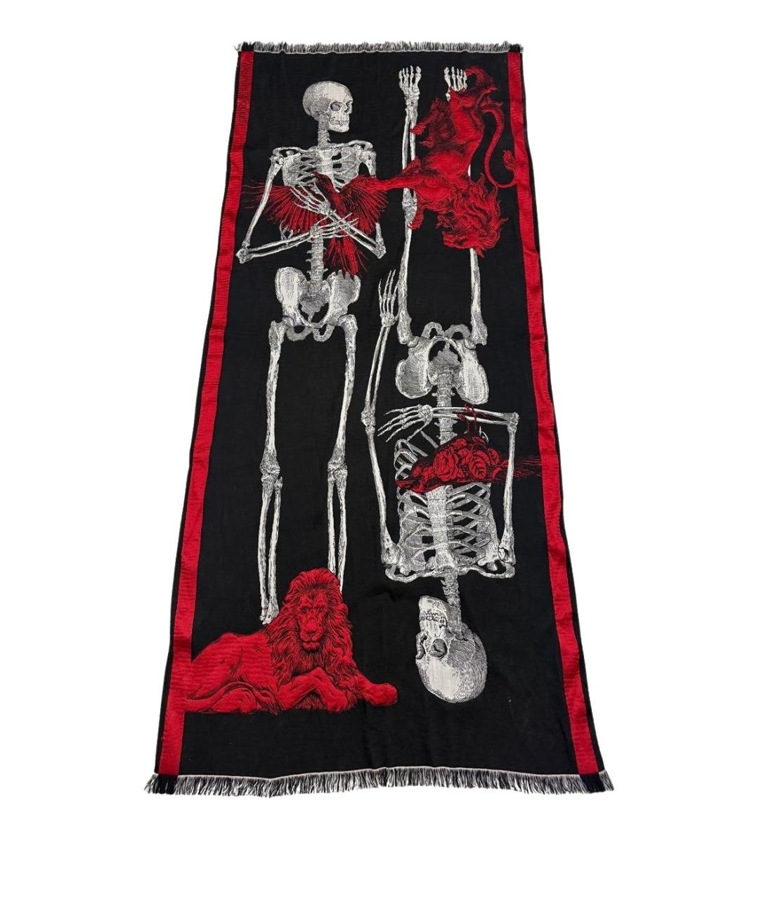 ALEXANDER MCQUEEN Мульти шарф, фото 1