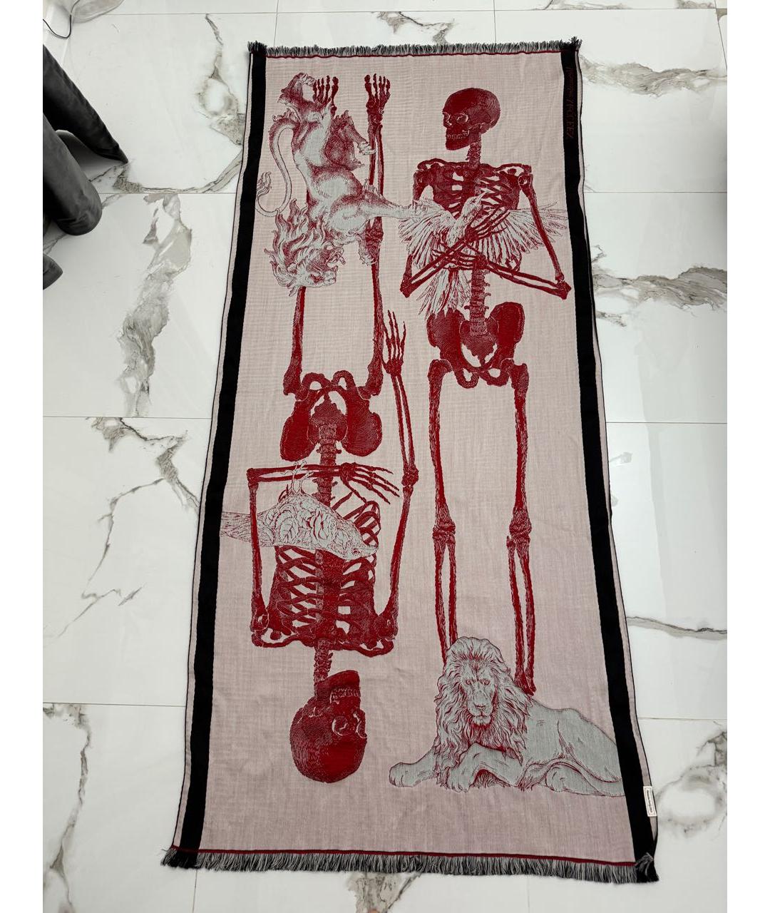 ALEXANDER MCQUEEN Мульти шарф, фото 2