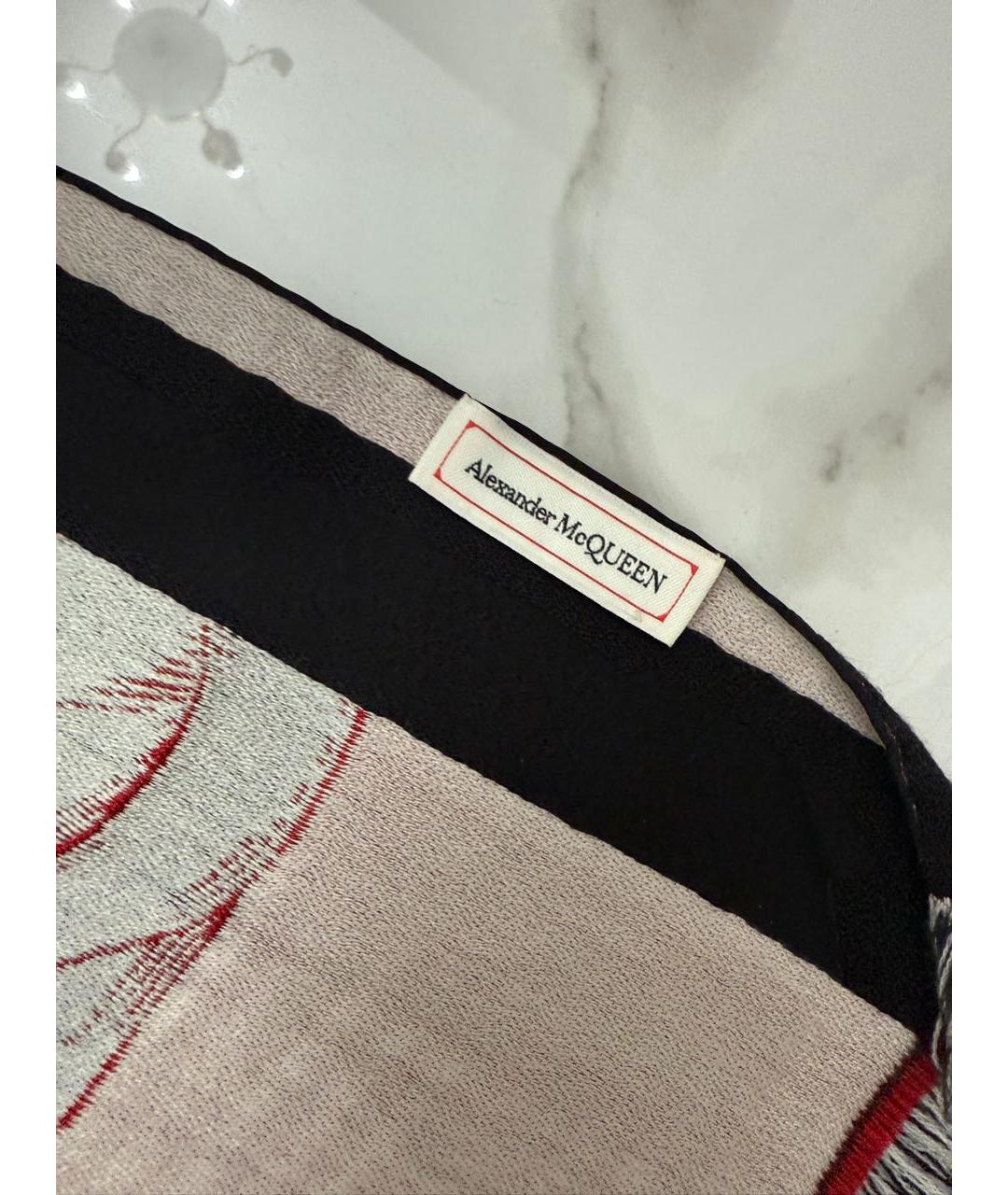 ALEXANDER MCQUEEN Мульти шарф, фото 3