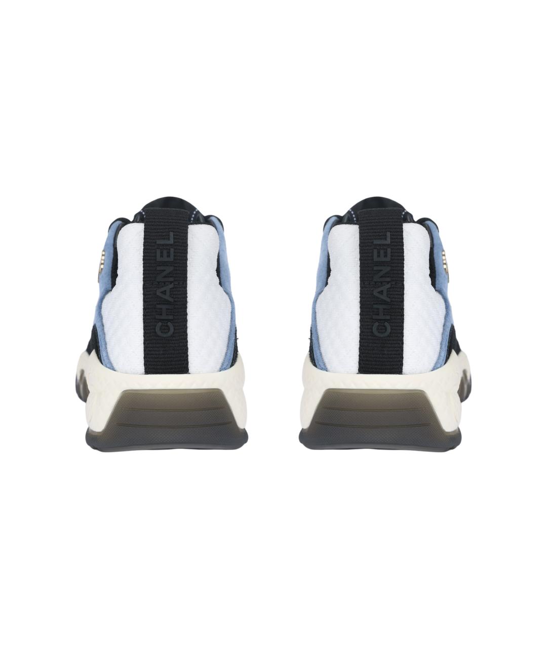 CHANEL Синие кроссовки, фото 4