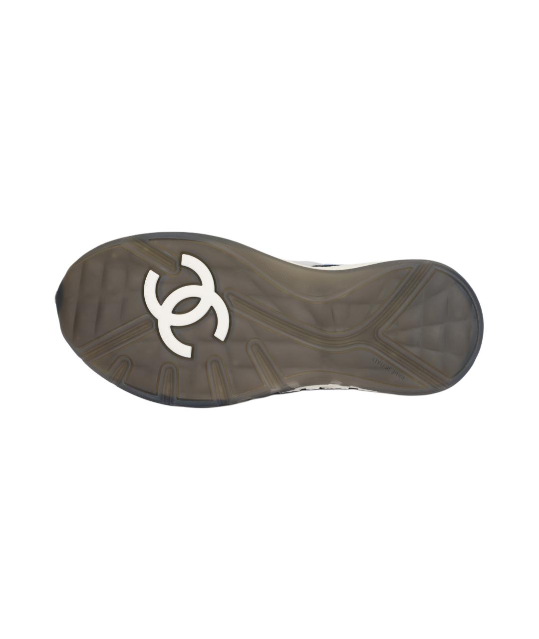 CHANEL Синие кроссовки, фото 5