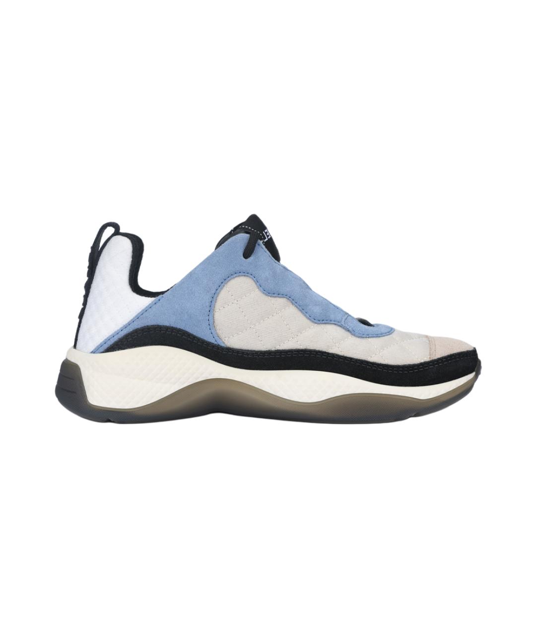 CHANEL Синие кроссовки, фото 1