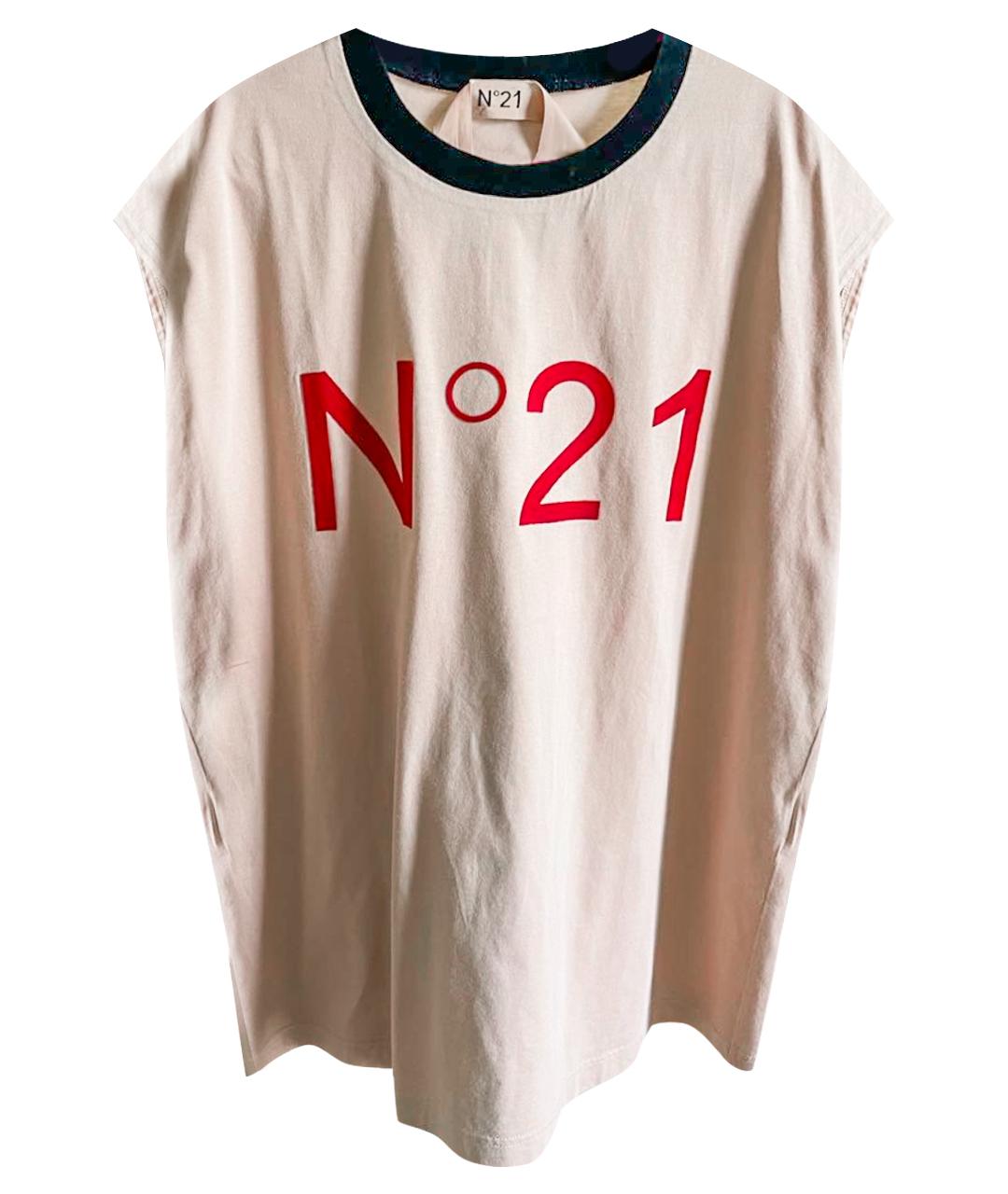 NO. 21 Розовая хлопковая майка, фото 1