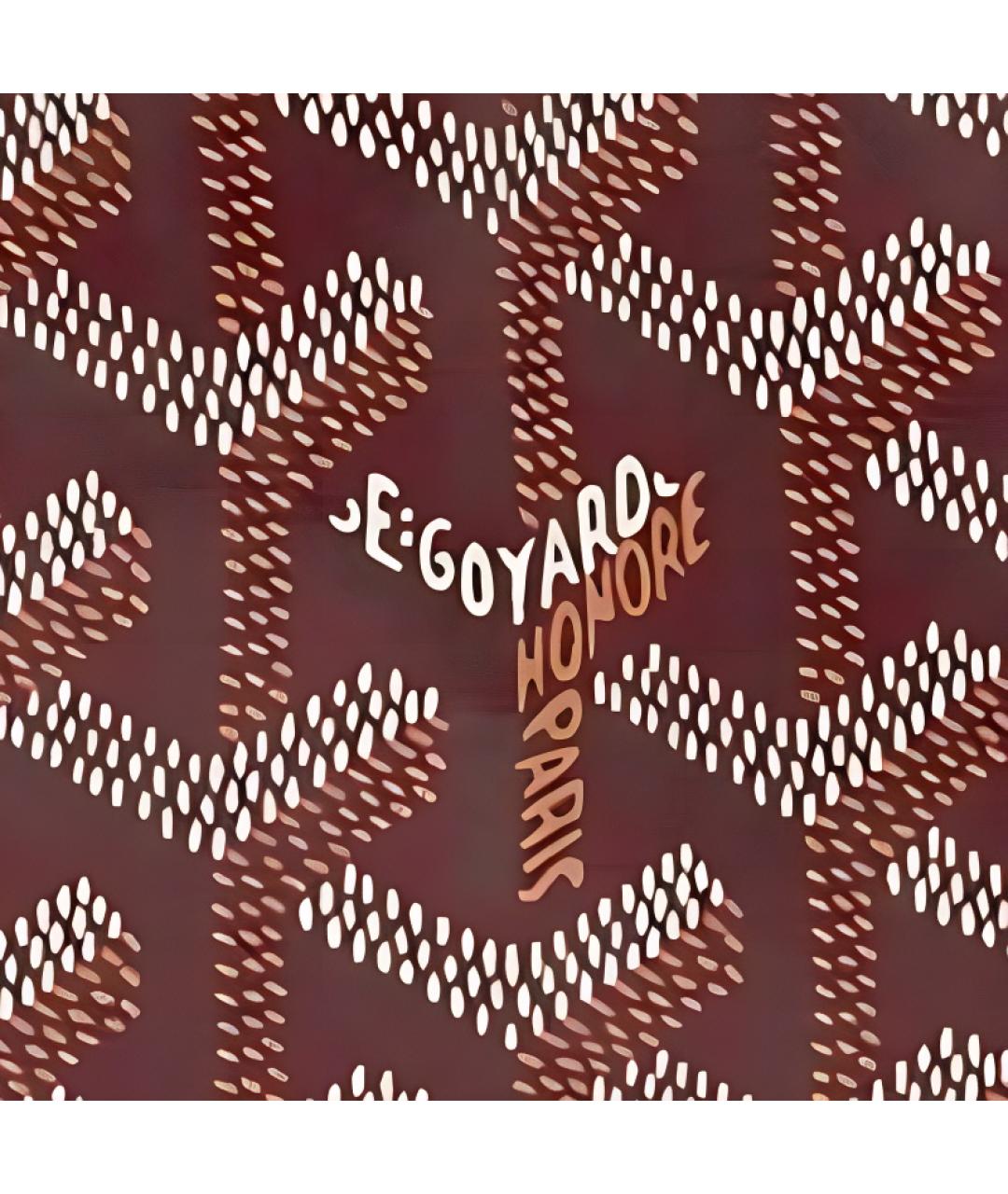 GOYARD Бордовая ключница, фото 3