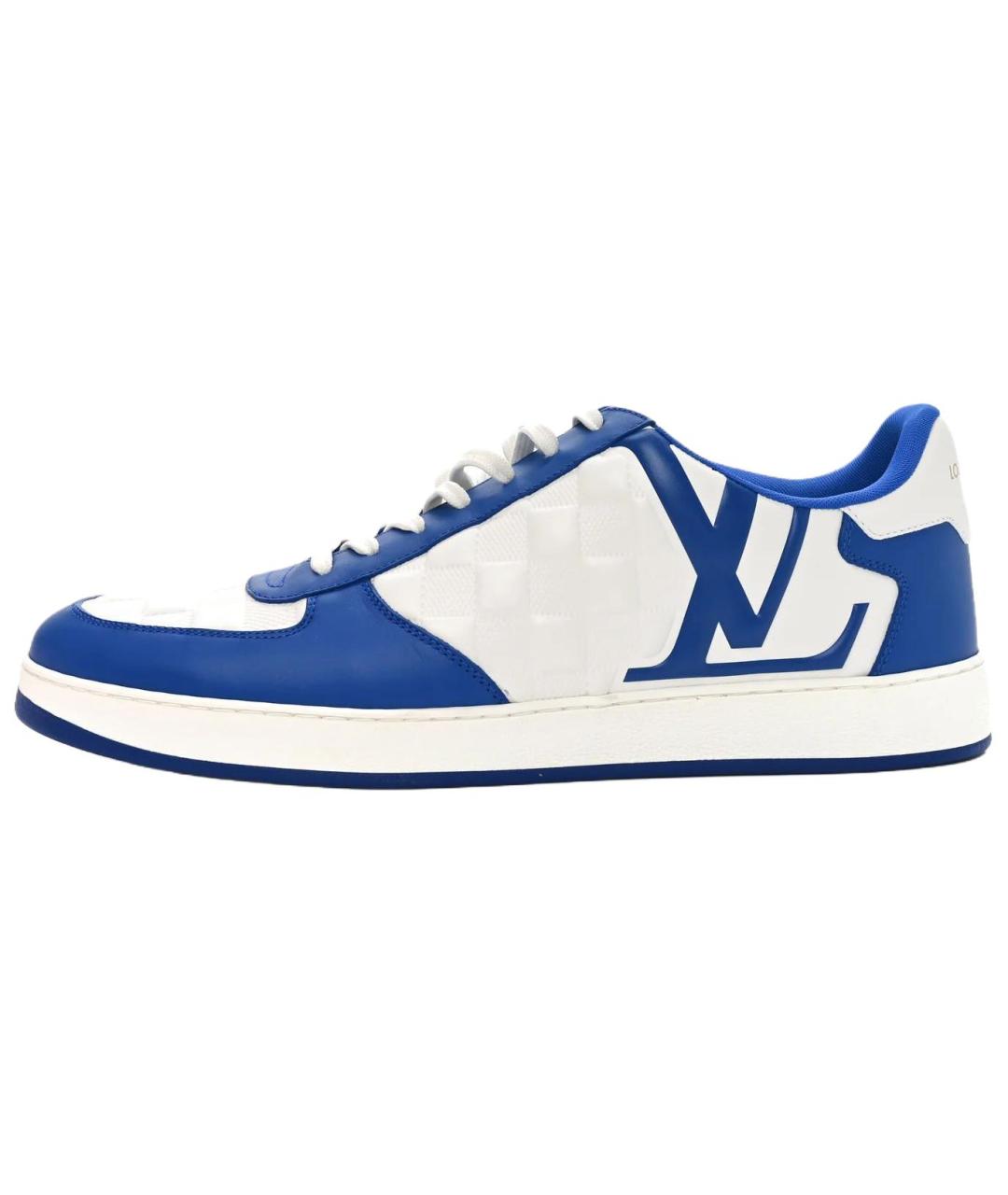 LOUIS VUITTON Синие низкие кроссовки / кеды, фото 2