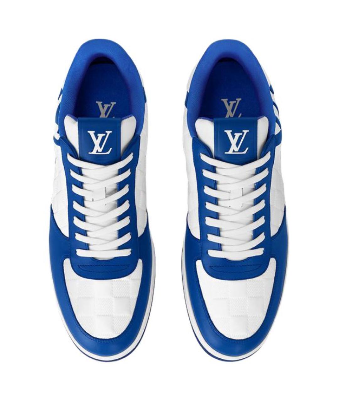 LOUIS VUITTON Синие низкие кроссовки / кеды, фото 3