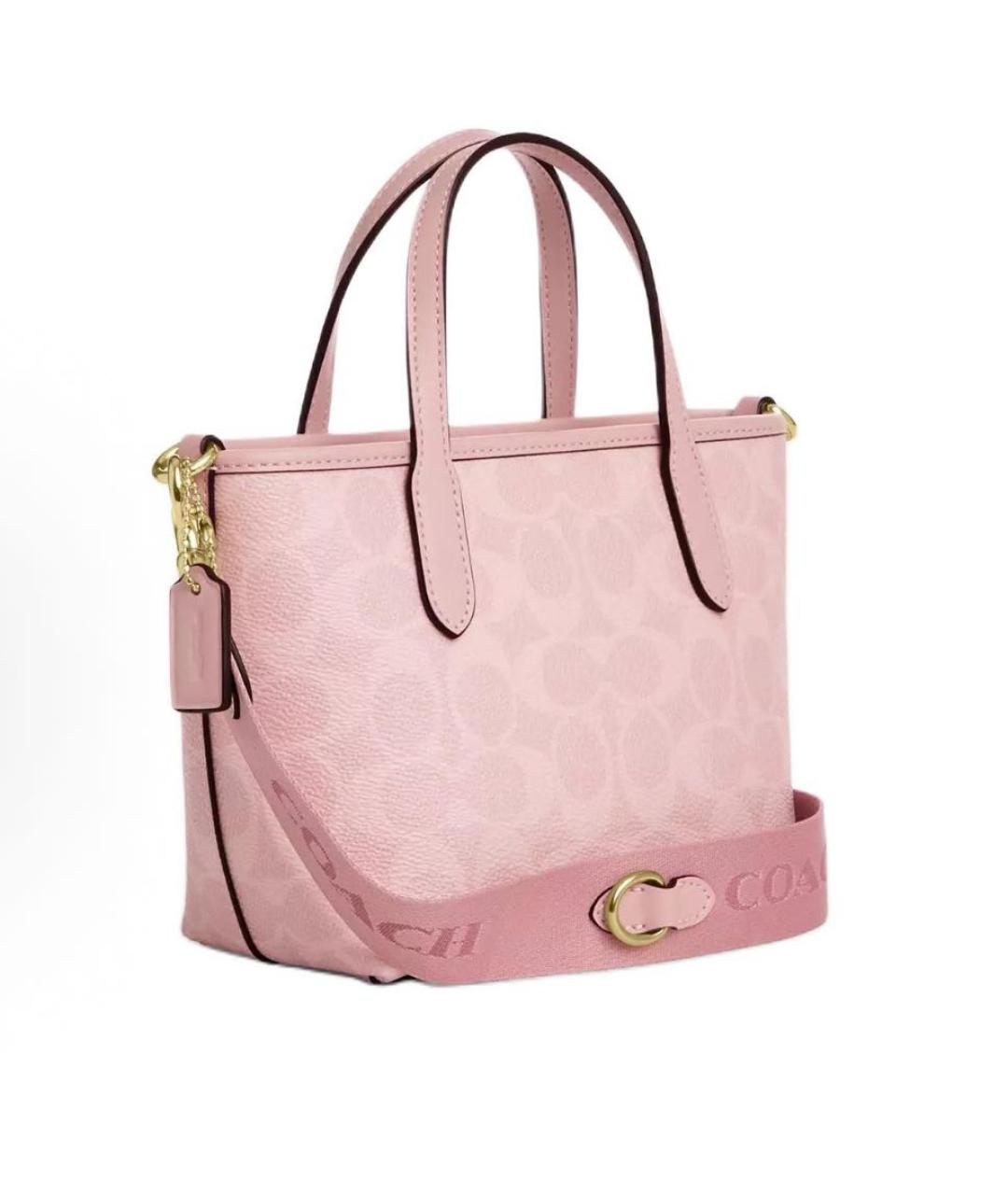 COACH Розовая сумка тоут, фото 2