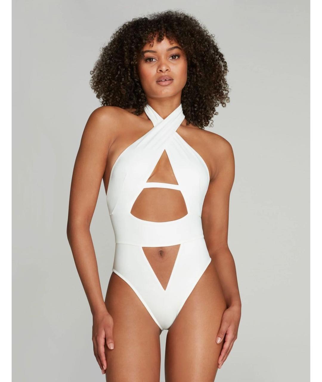 AGENT PROVOCATEUR Белый полиэстеровый купальник, фото 8