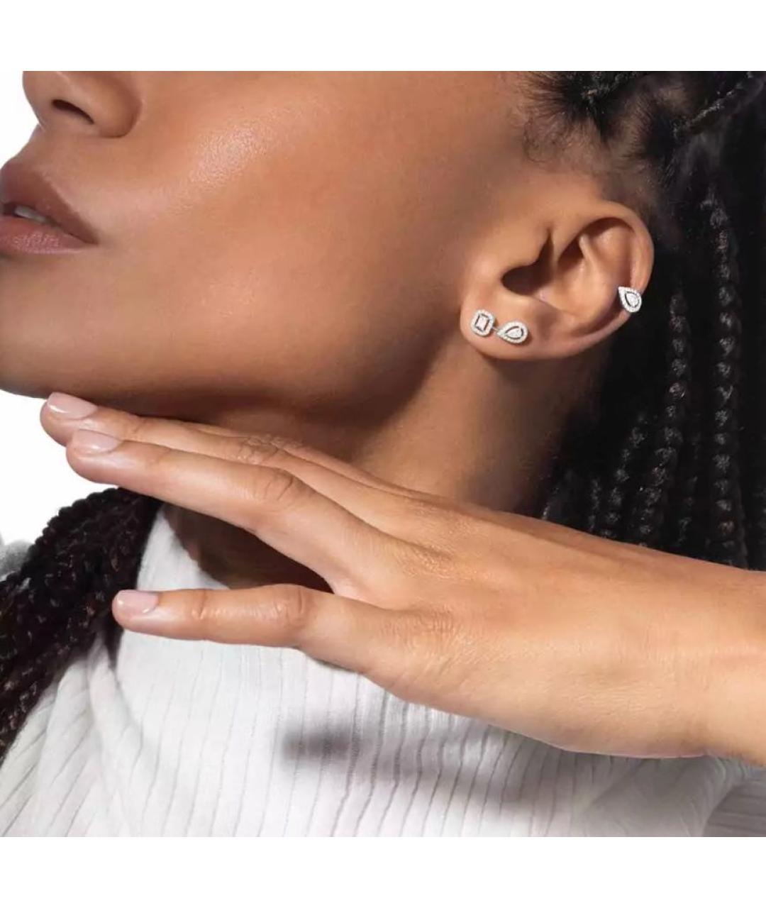 MESSIKA Серебряные серьги из белого золота, фото 2