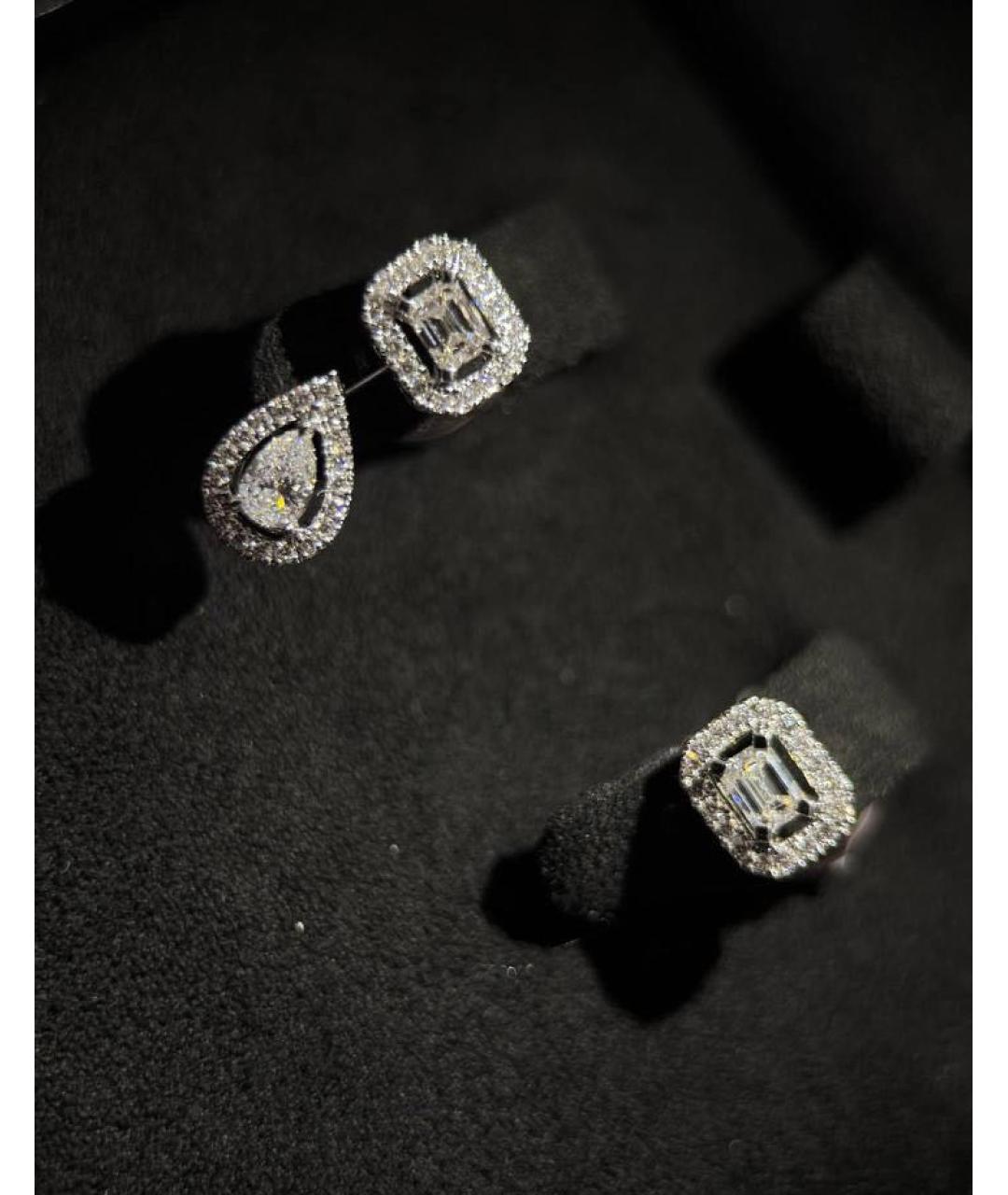 MESSIKA Серебряные серьги из белого золота, фото 3