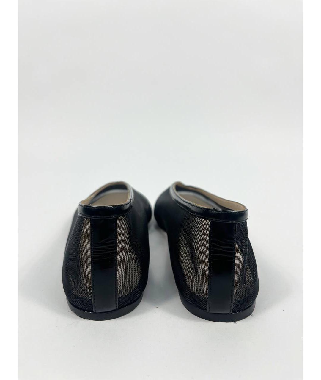 LE MONDE BERYL Черные текстильные балетки, фото 4