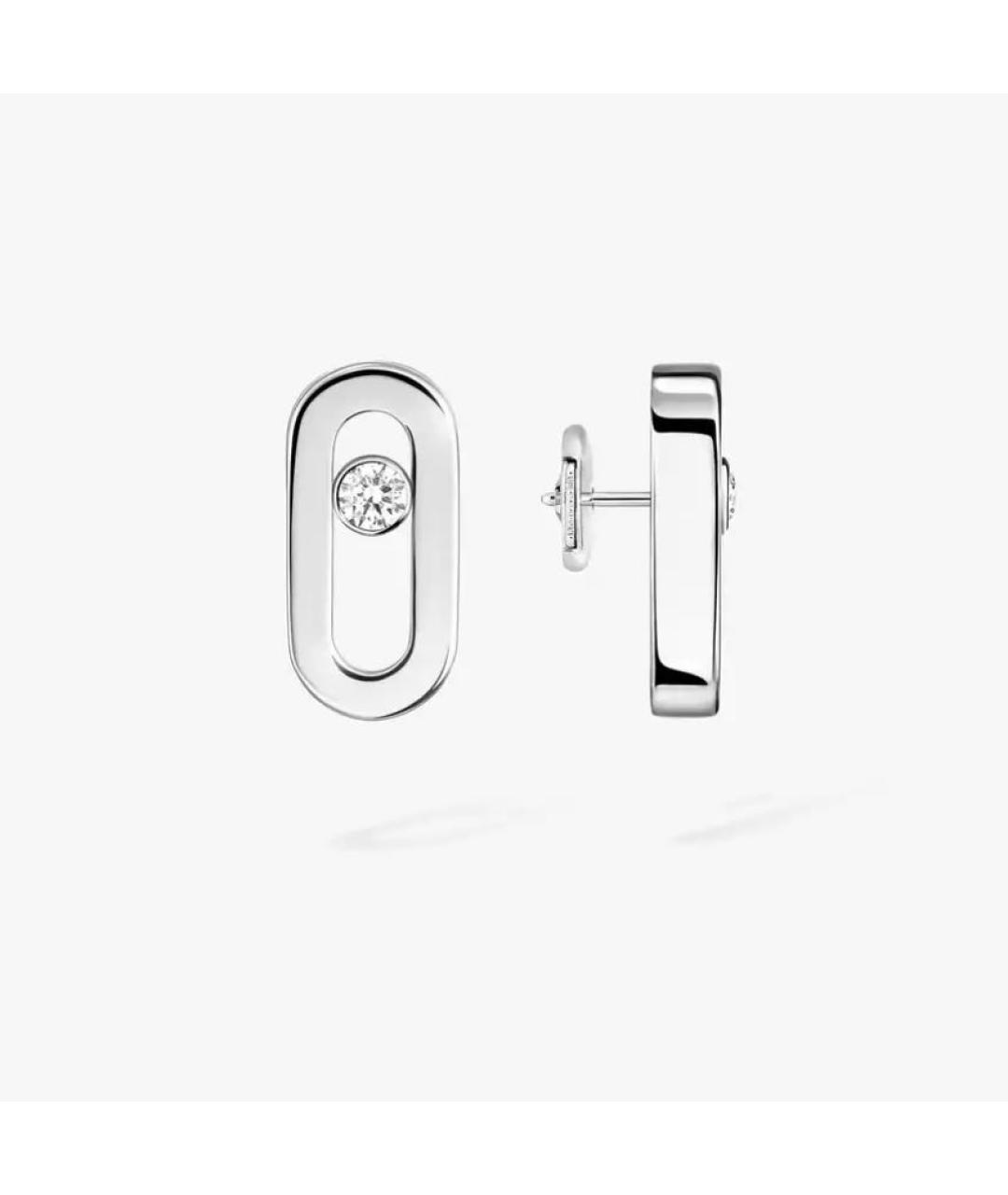 MESSIKA Серебряные серьги из белого золота, фото 2